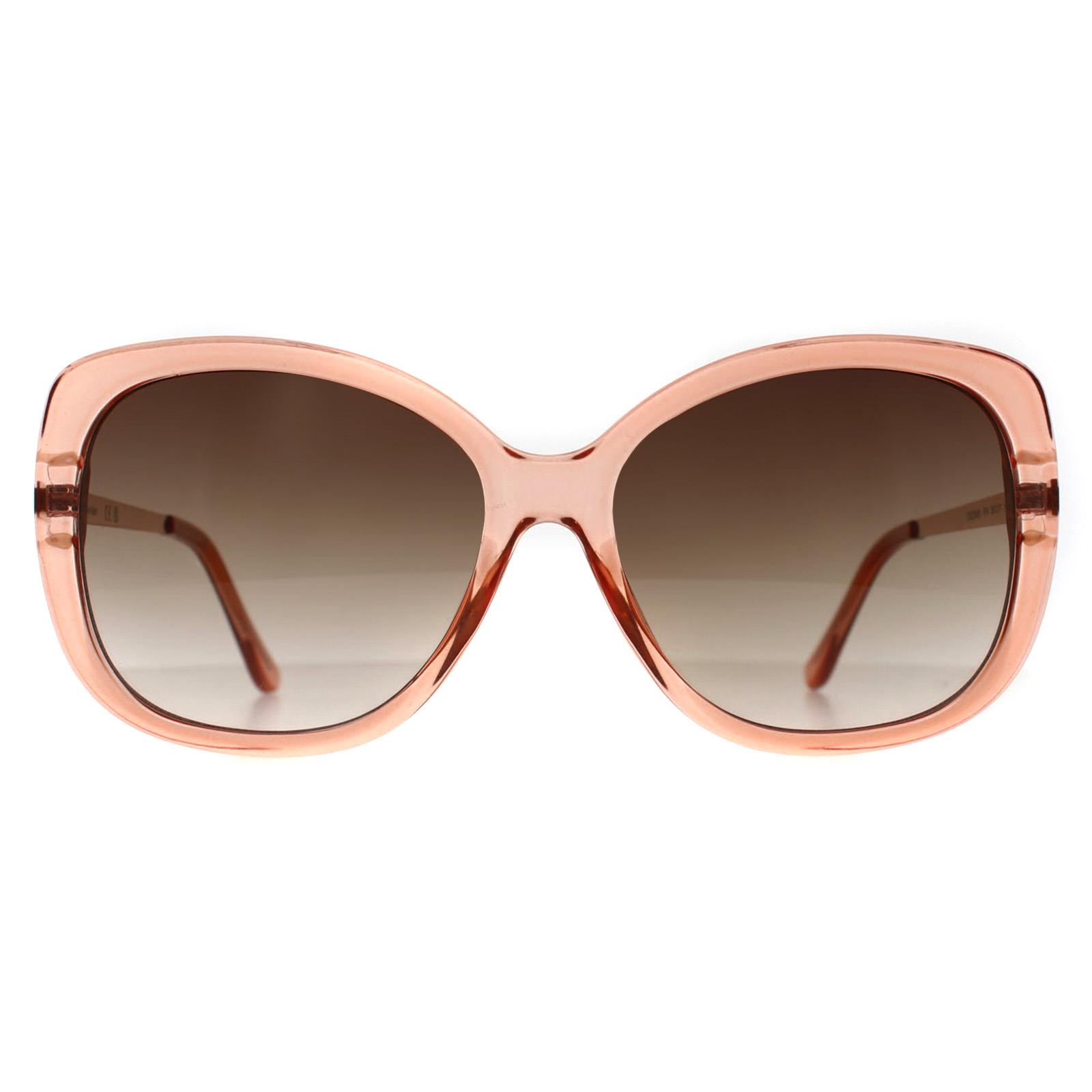 Pink Calvin Klein Pink Butterfly Dusty Pink Brown Gradient CK22548S, Image 1 of 3
