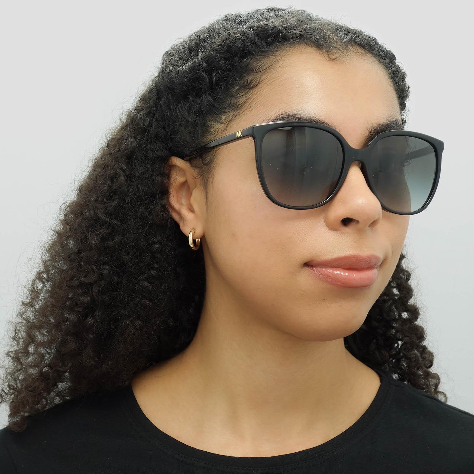 Square Black Dark Grey Gradient Sunglasses, Image 7 of 8