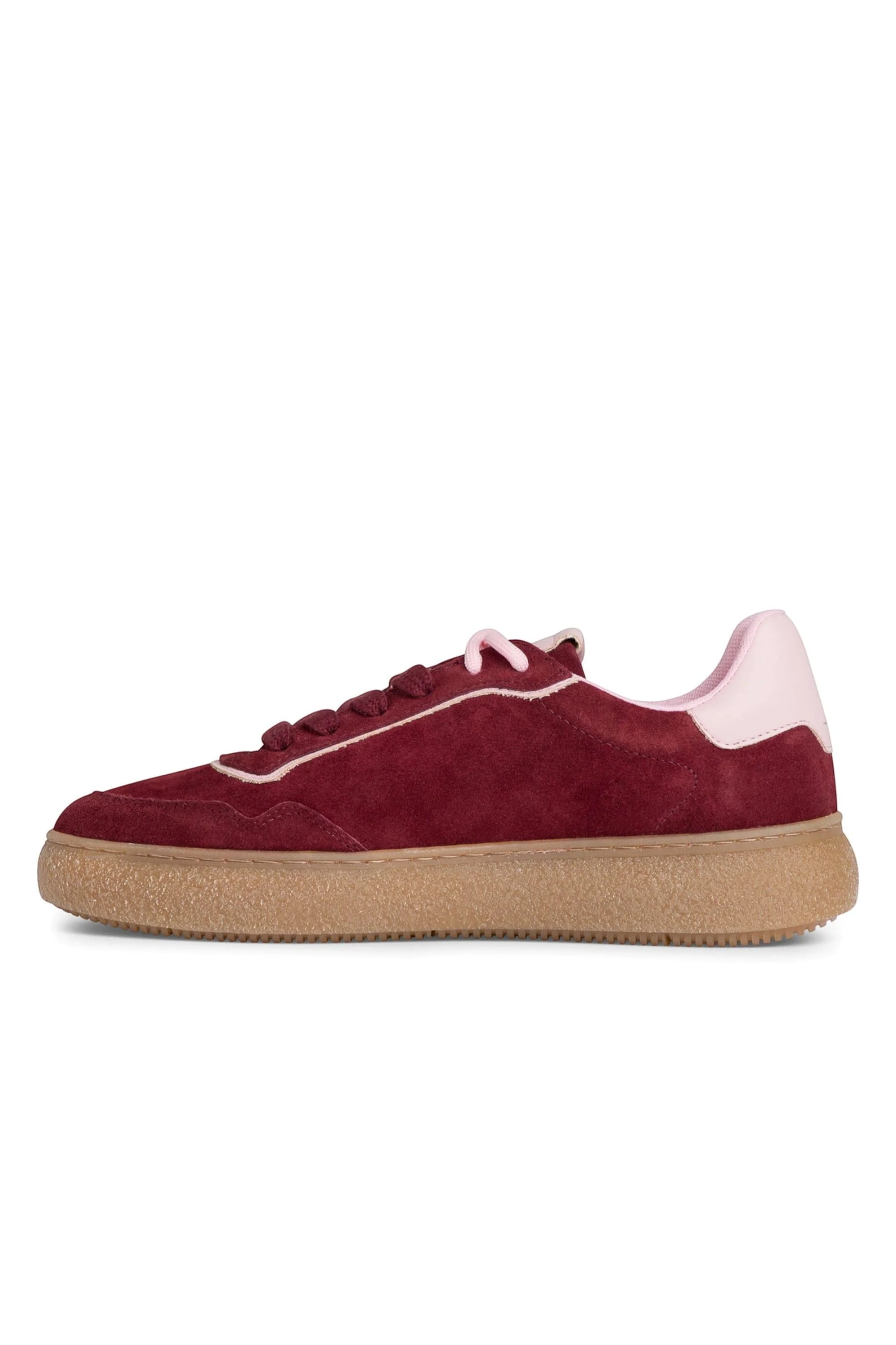 Red Tamaris Red Tamaris Merlot Red Stripe Sneakers, Image 4 of 7