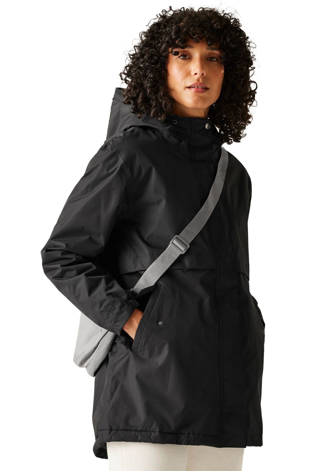Black Brielly Insulated Waterproof Jacket, Image 5 of 5