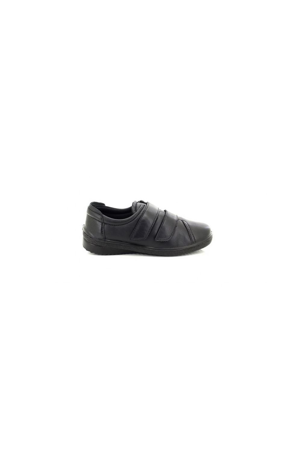 Black 2 Bar Touch Fastening Leisure Shoes, Image 2 of 2