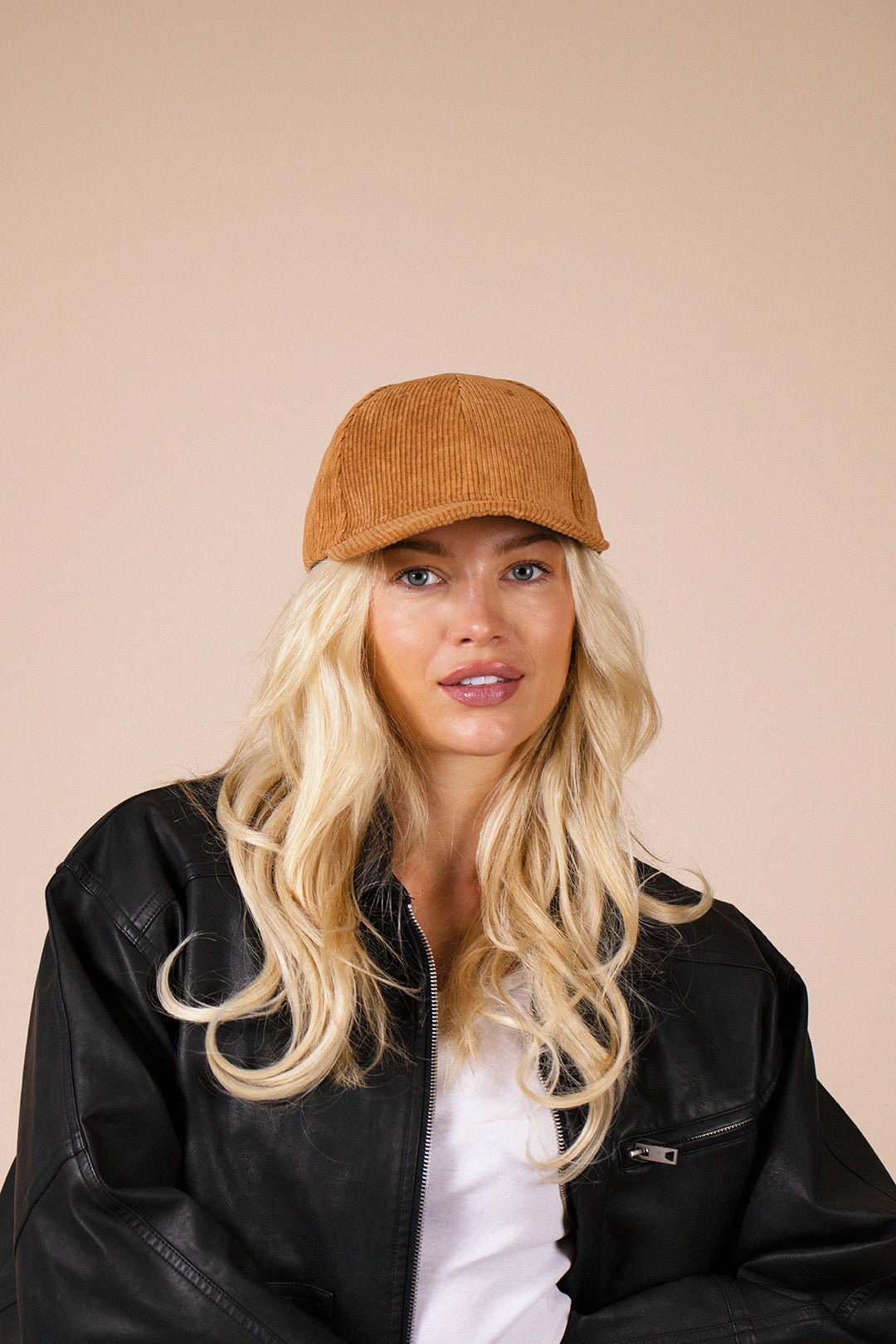 Brown Corduroy Cap, Image 1 of 6