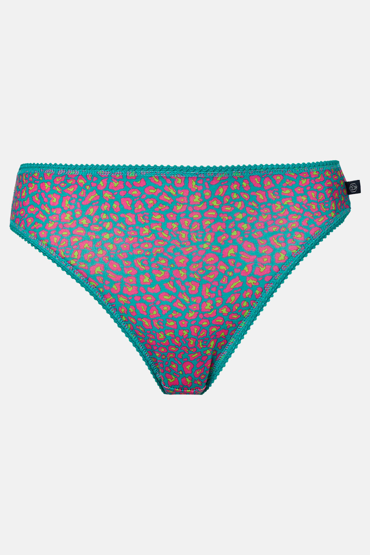 Multi British Boxers Multi Pack of Four "Wild Cat" Bamboo High Leg Knickers, Image 2 of 7