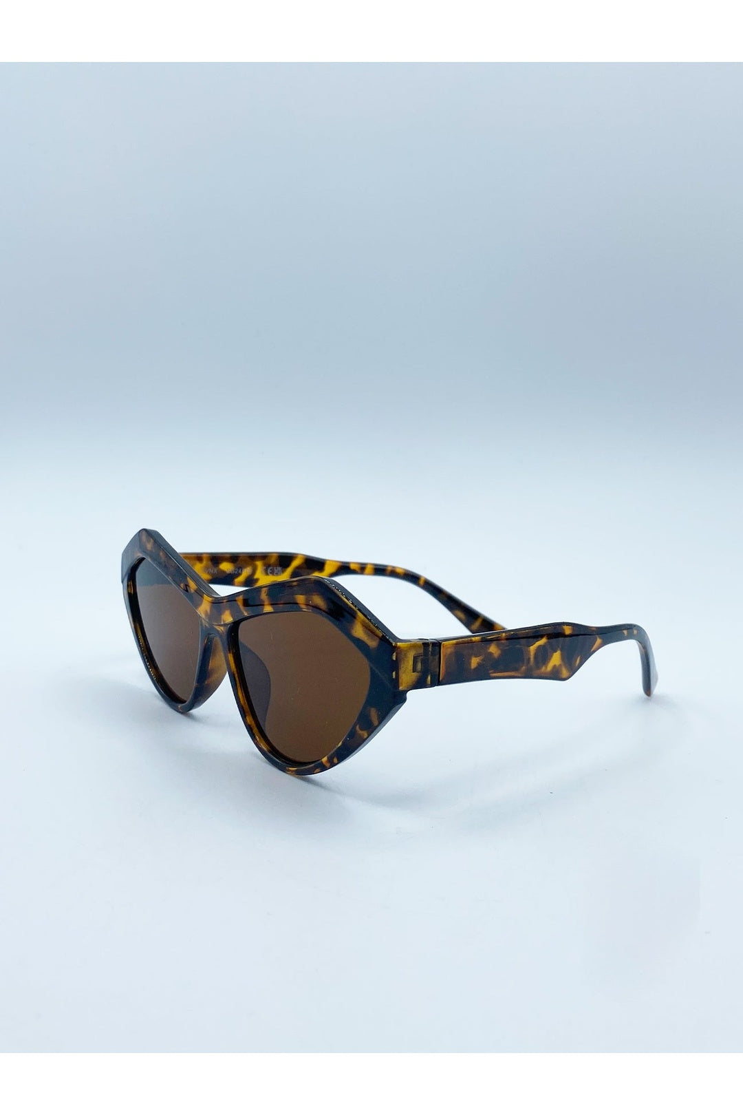 Brown Angular Sunglasses, Image 4 of 6