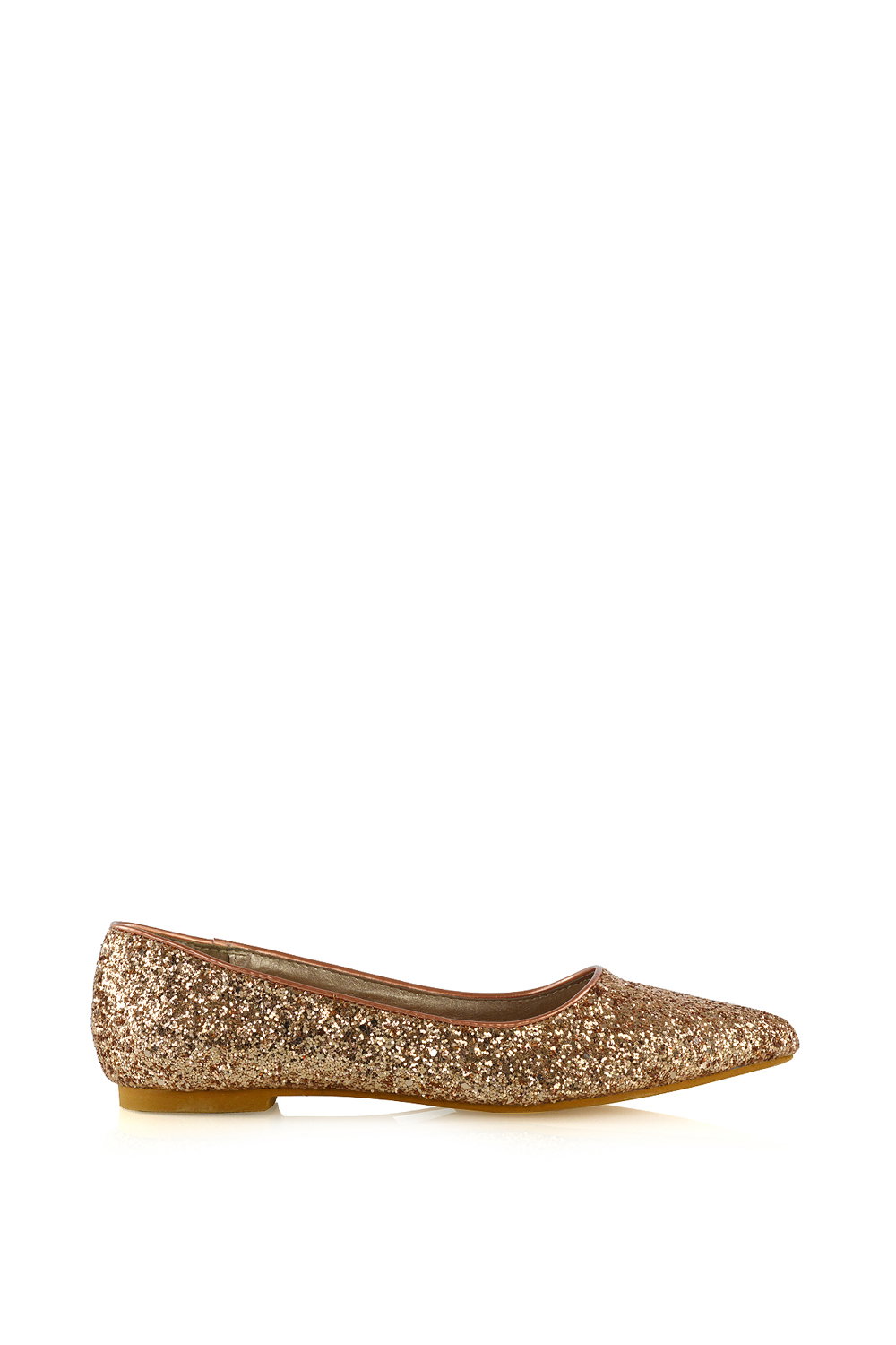 Black 'Rosalie' Statement Pointed Toe Flat Bridal Ballerina Pump Shoes