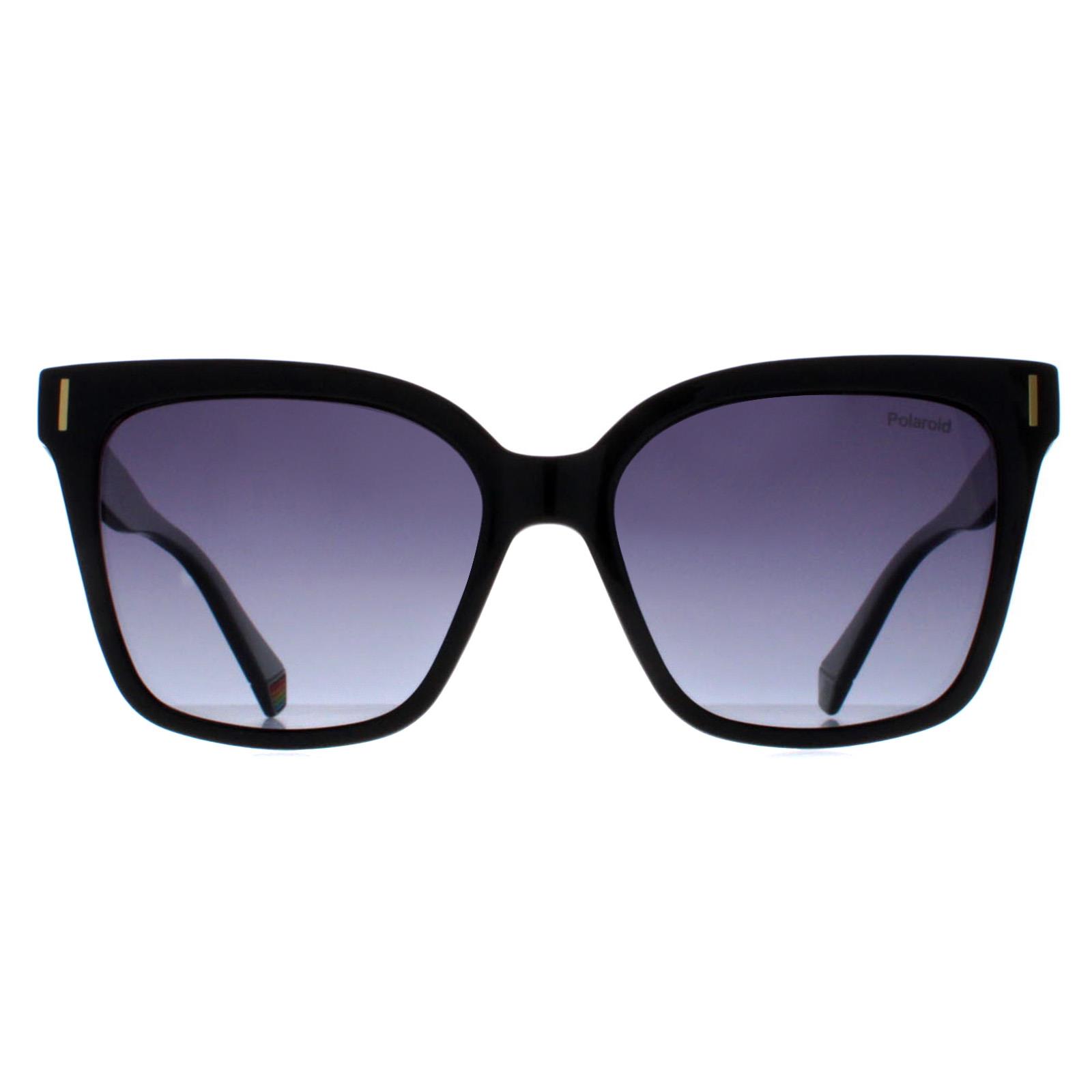 Black Cat Eye Black Grey Gradient Polarized PLD 6192/S, Image 1 of 4