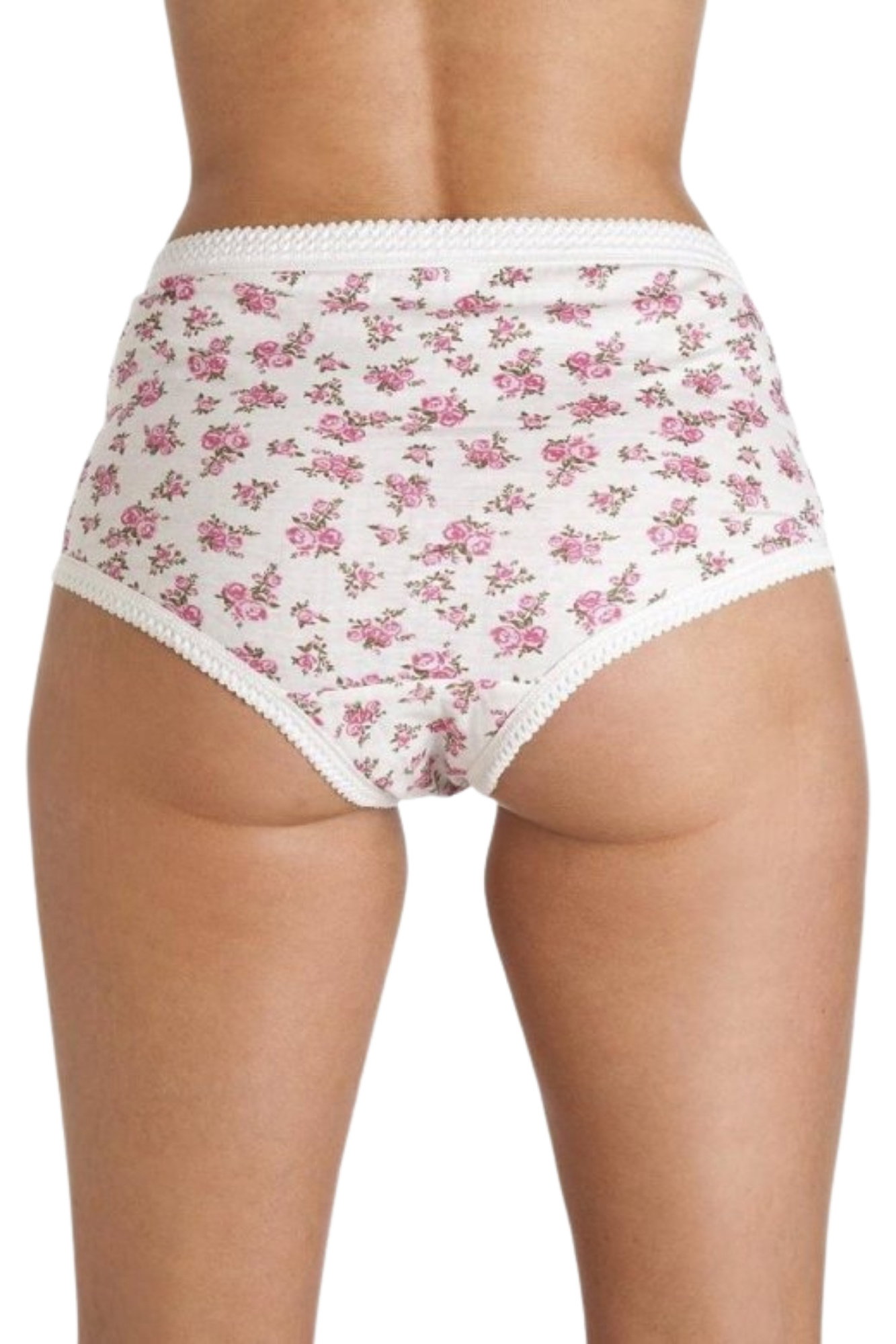 Pink Camille Lingerie Pink 3 Pack High Waisted Briefs, Image 2 of 5