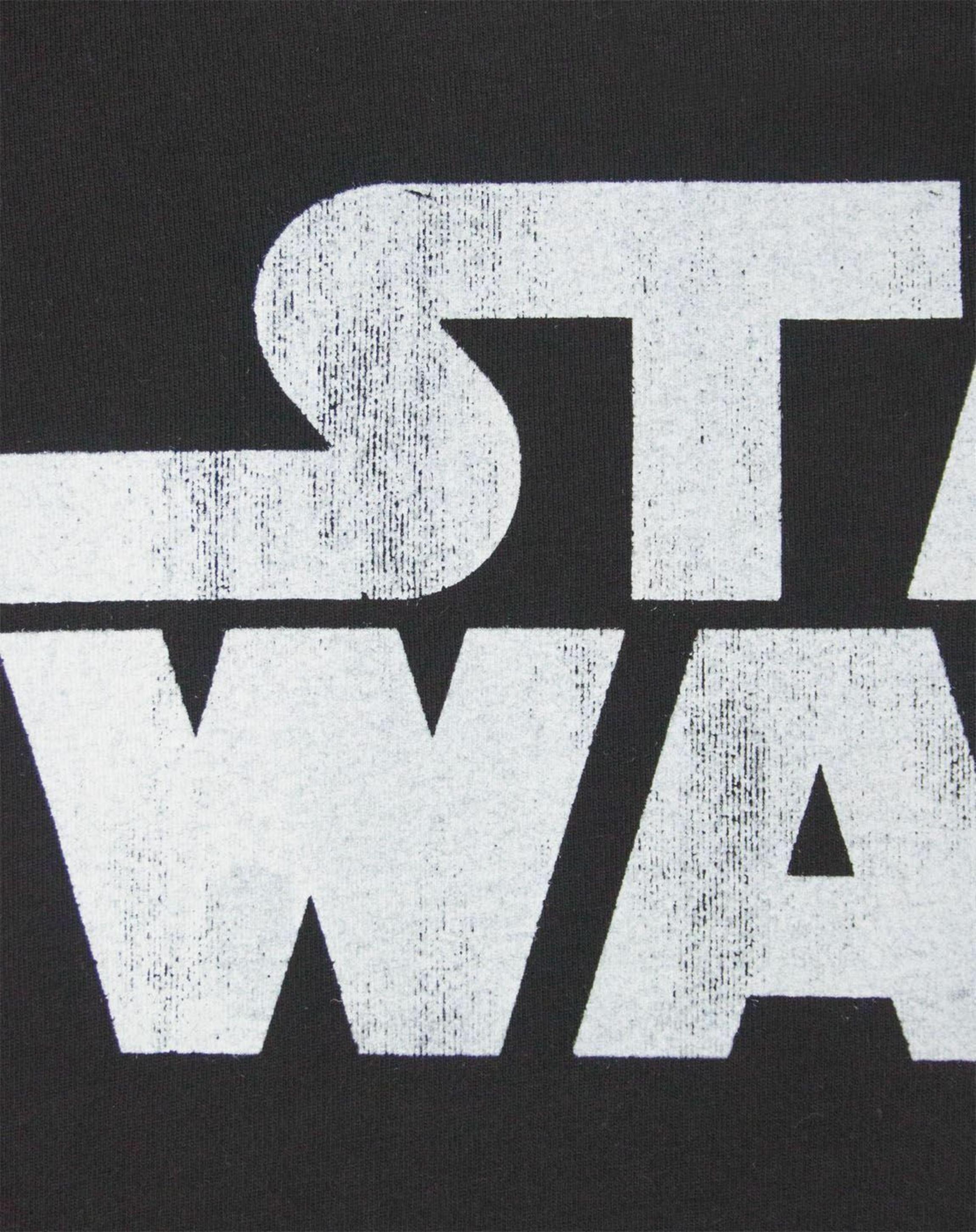 Black Star Wars Logo Women's Fringe Top, Image 3 of 4
