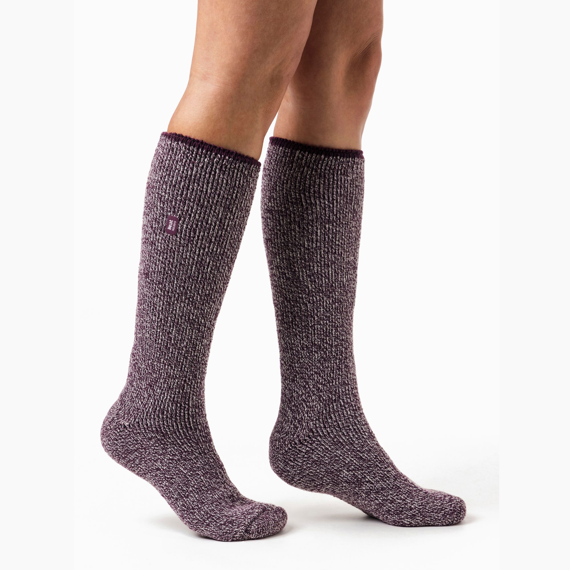 Pink Knee High Merino Wool Socks, Image 4 of 5