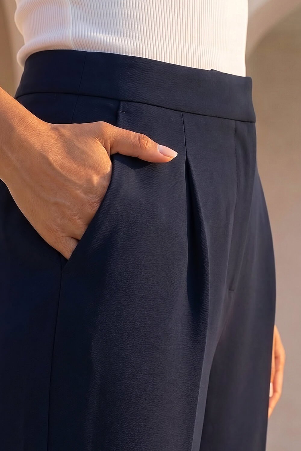 Petite Ankle Grazer Smart Stretch Trouser, Image 5 of 4