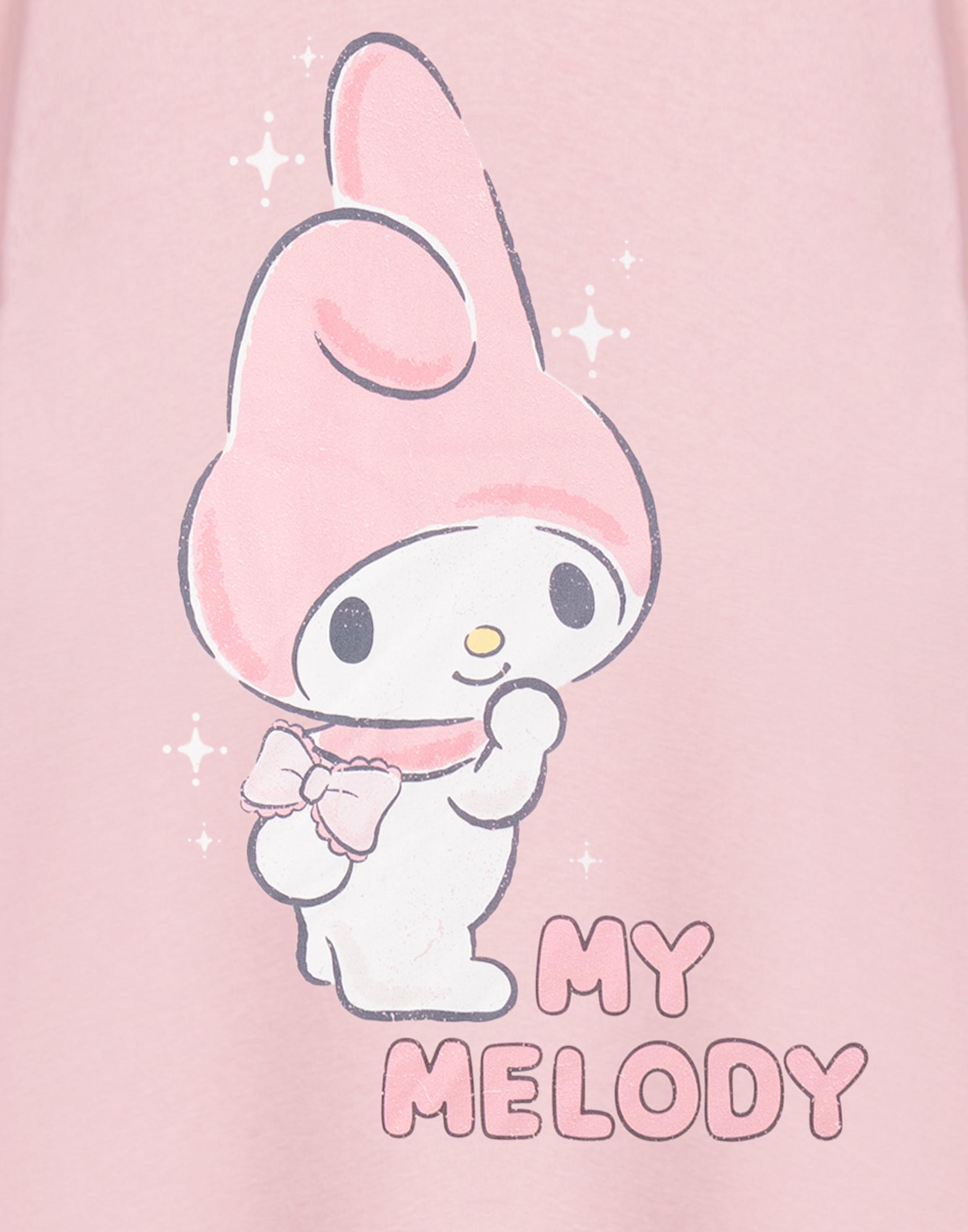 Pink Hello Kitty My Melody X-Large T-Shirt, Image 6 of 6