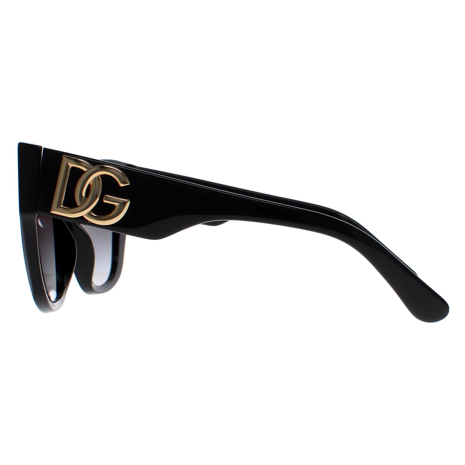 Black Dolce and Gabbana Black Cat Eye Black Grey Gradient DG4404, Image 3 of 6