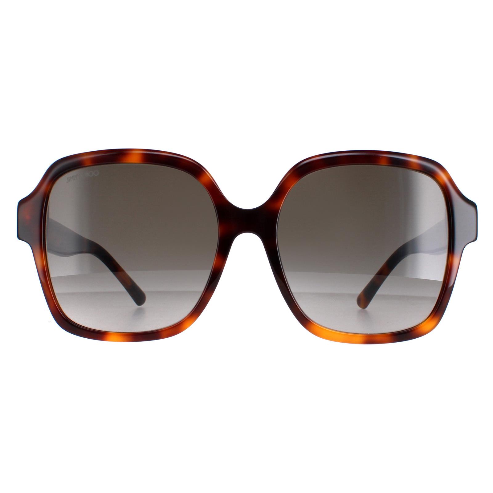 Brown Jimmy Choo Brown Square Dark Havana Brown Gradient Rella/G/S, Image 1 of 4