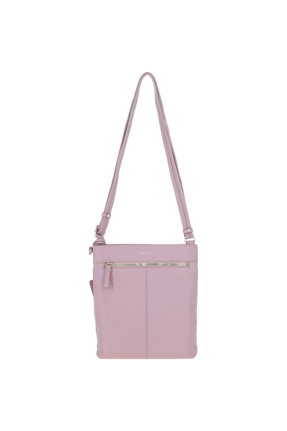 Light Pink 'Bella' Real Leather Crossbody Bag, Image 3 of 4
