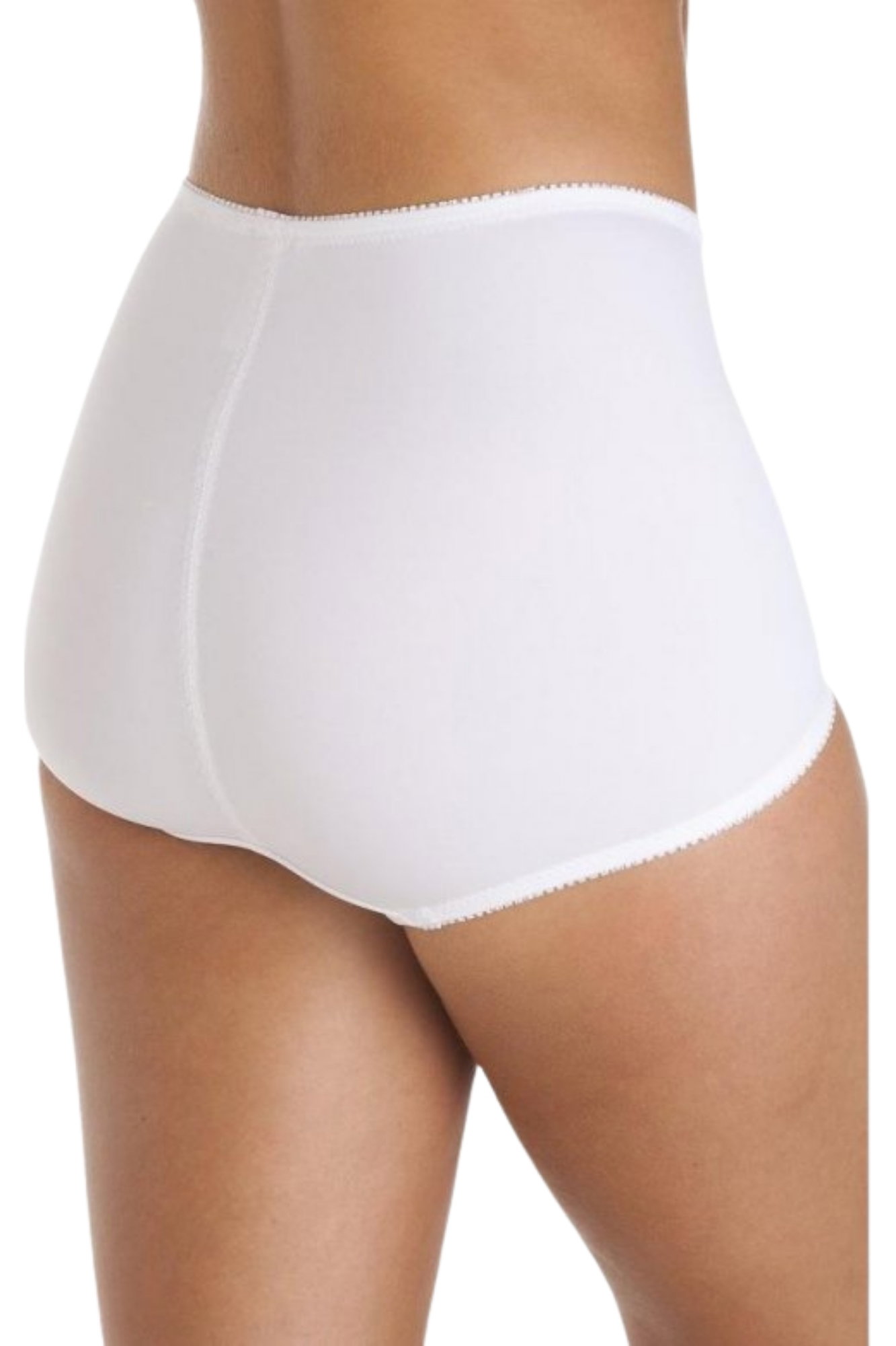 White 2 Pack High Waist Maxi Briefs, Image 3 of 5