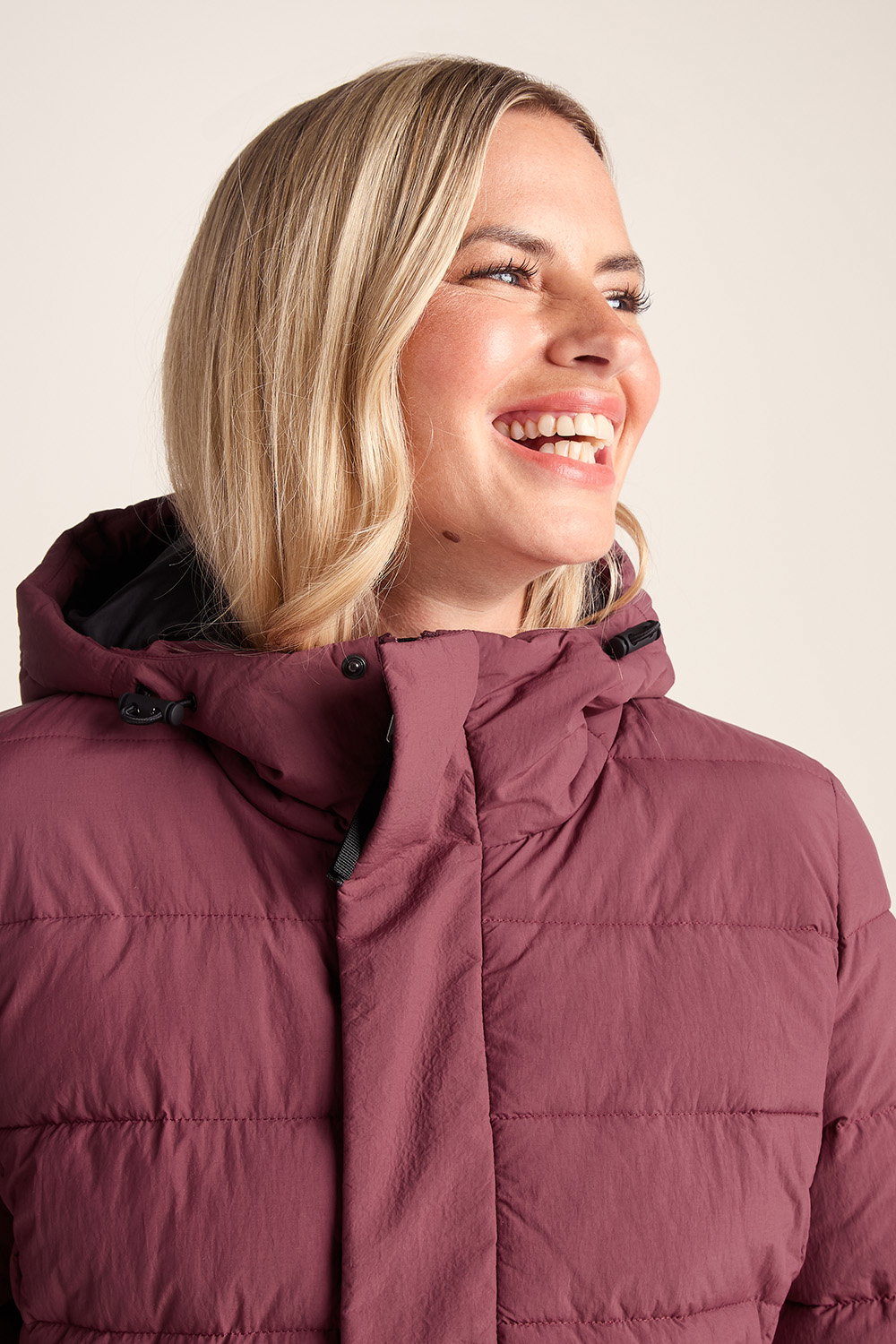 Burgundy Sleight Short Insulated Parka, Image 5 of 6