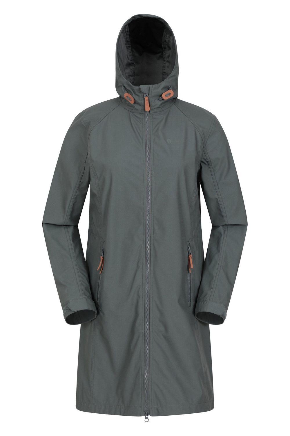 Green Ioana Longline Soft Shell Jacket, Image 1 of 4