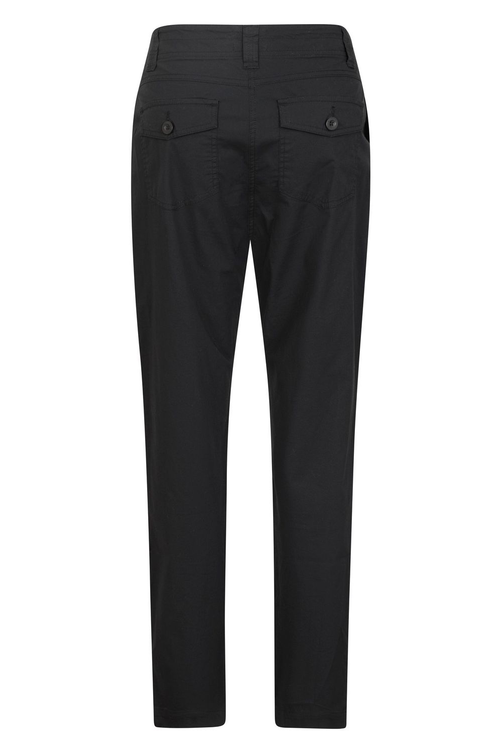 Black Coastal Stretch Regular Trousers, Image 2 of 4