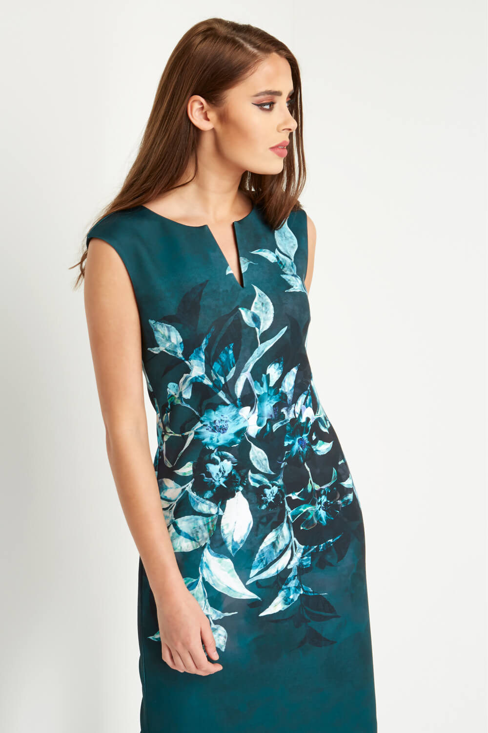 sachin and babi light blue dress Alice Scuba Dress Emerald