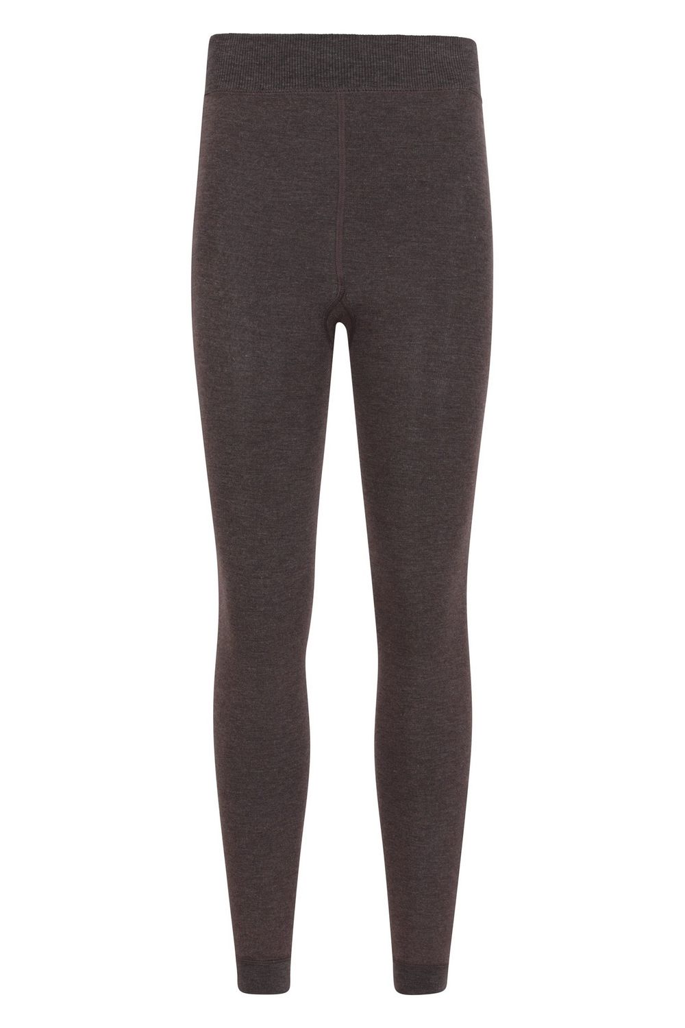 Taupe Fluffy Fleece Lined Thermal Leggings, Image 1 of 4