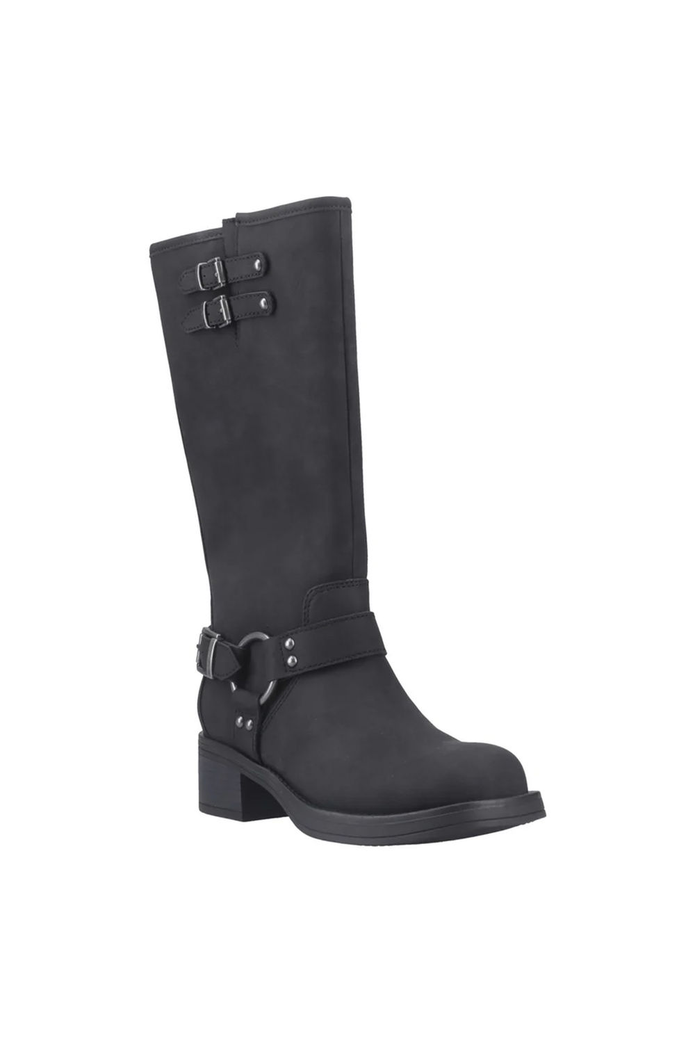 Black Nash Tall Biker Boots, Image 1 of 5