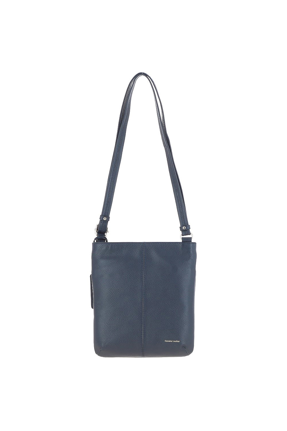 Navy 'Five CB' Real Leather Cross Body Bag, Image 3 of 5