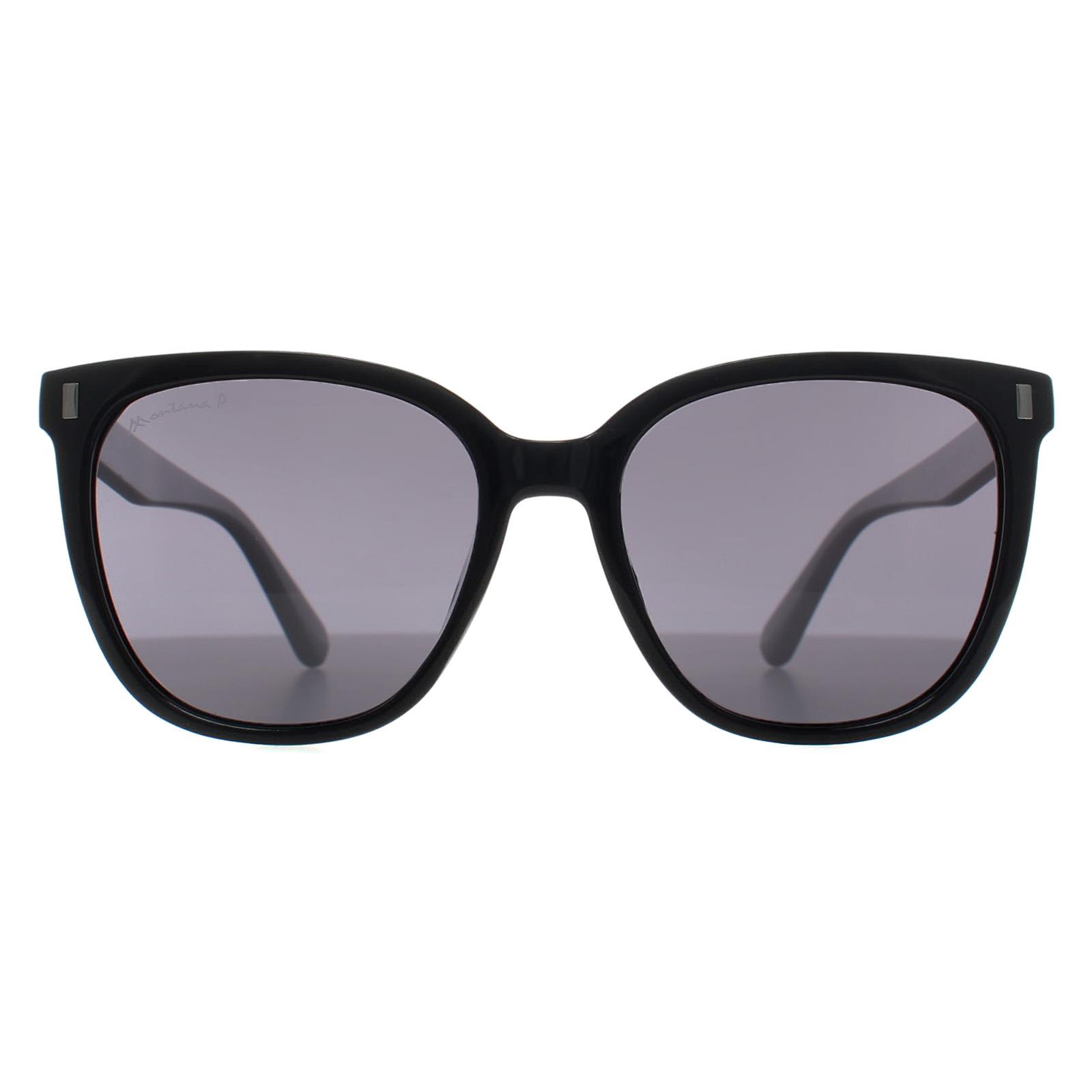 Black Butterfly Shiny Black Smoke Polarized MP190, Image 1 of 4