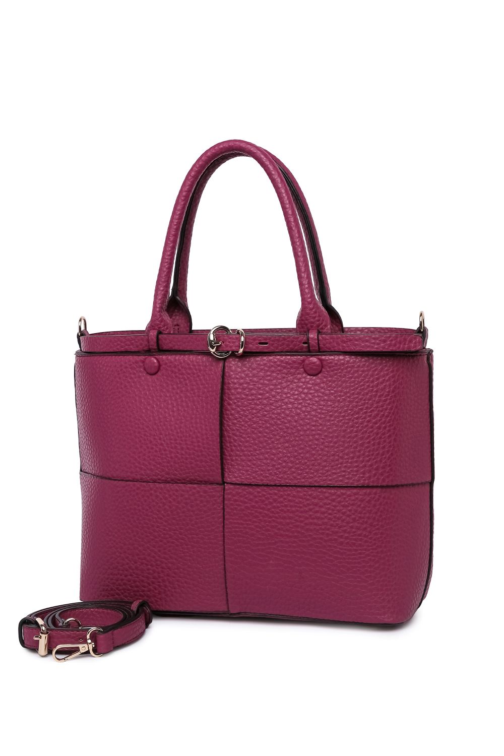 Wine Buckle Shoulder Bag, Image 1 of 2