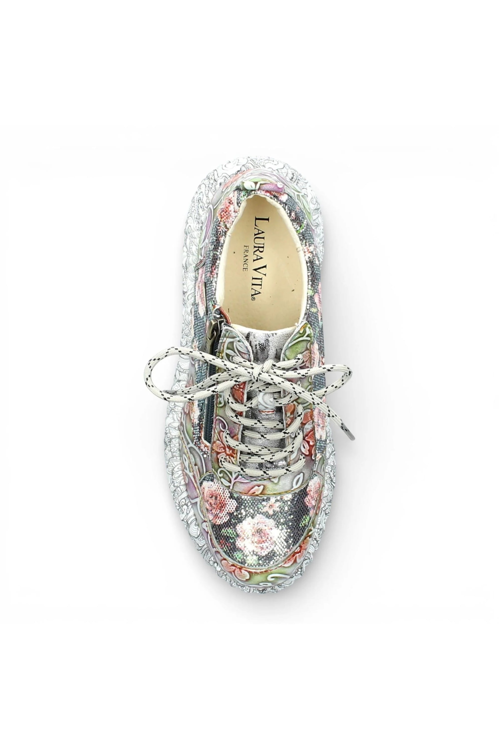 Grey Womens Platform Sneaker Shoes-Nikito 62, Image 7 of 8