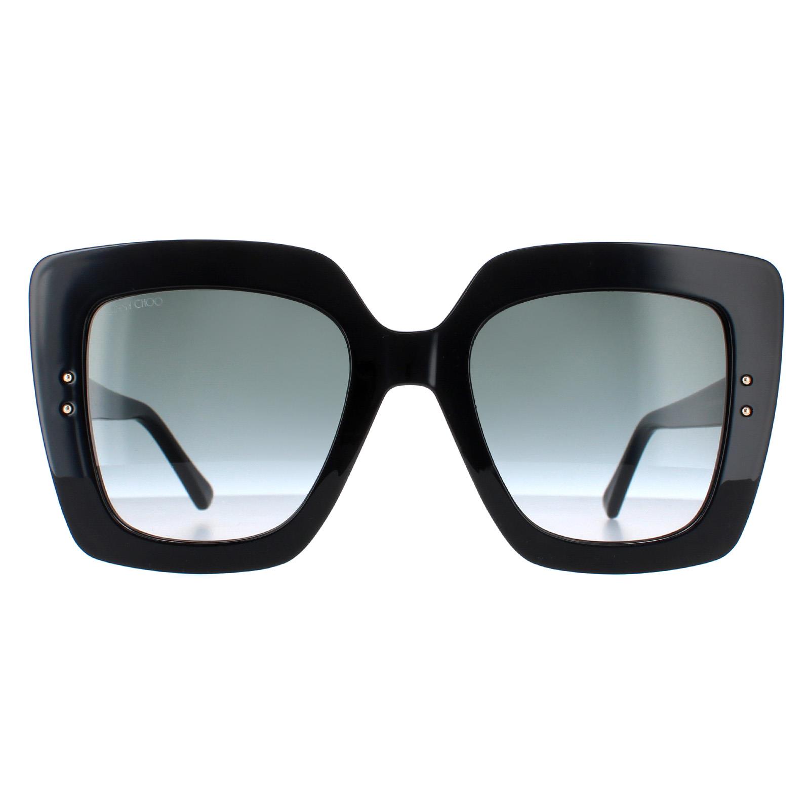 Black Jimmy Choo Black Square Black Dark Grey Gradient AURI/G/S, Image 1 of 6