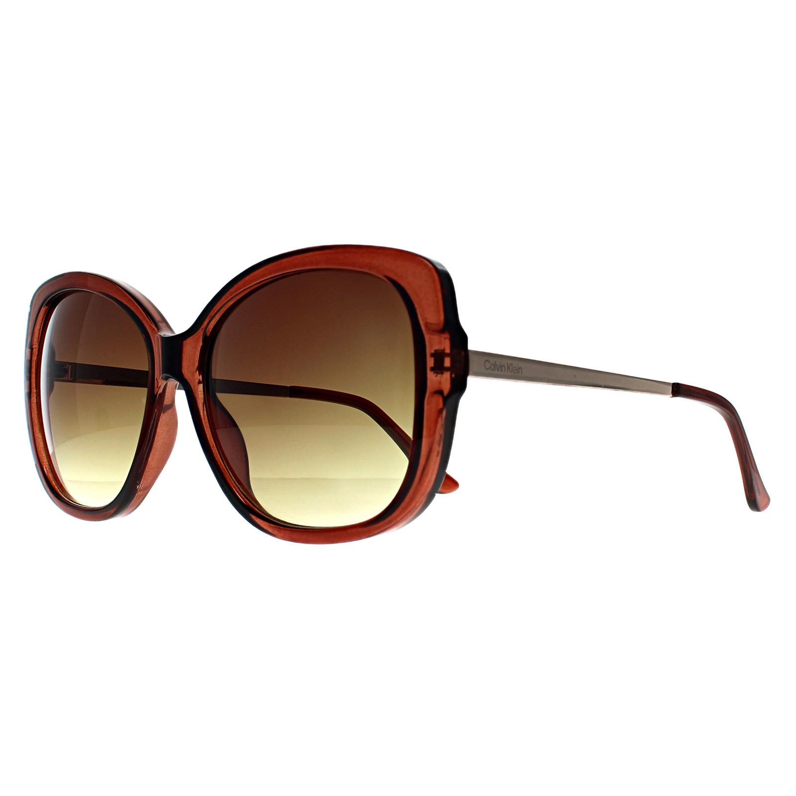 Brown Calvin Klein Brown Butterfly Transparent Brown Brown Gradient CK22548S, Image 2 of 3