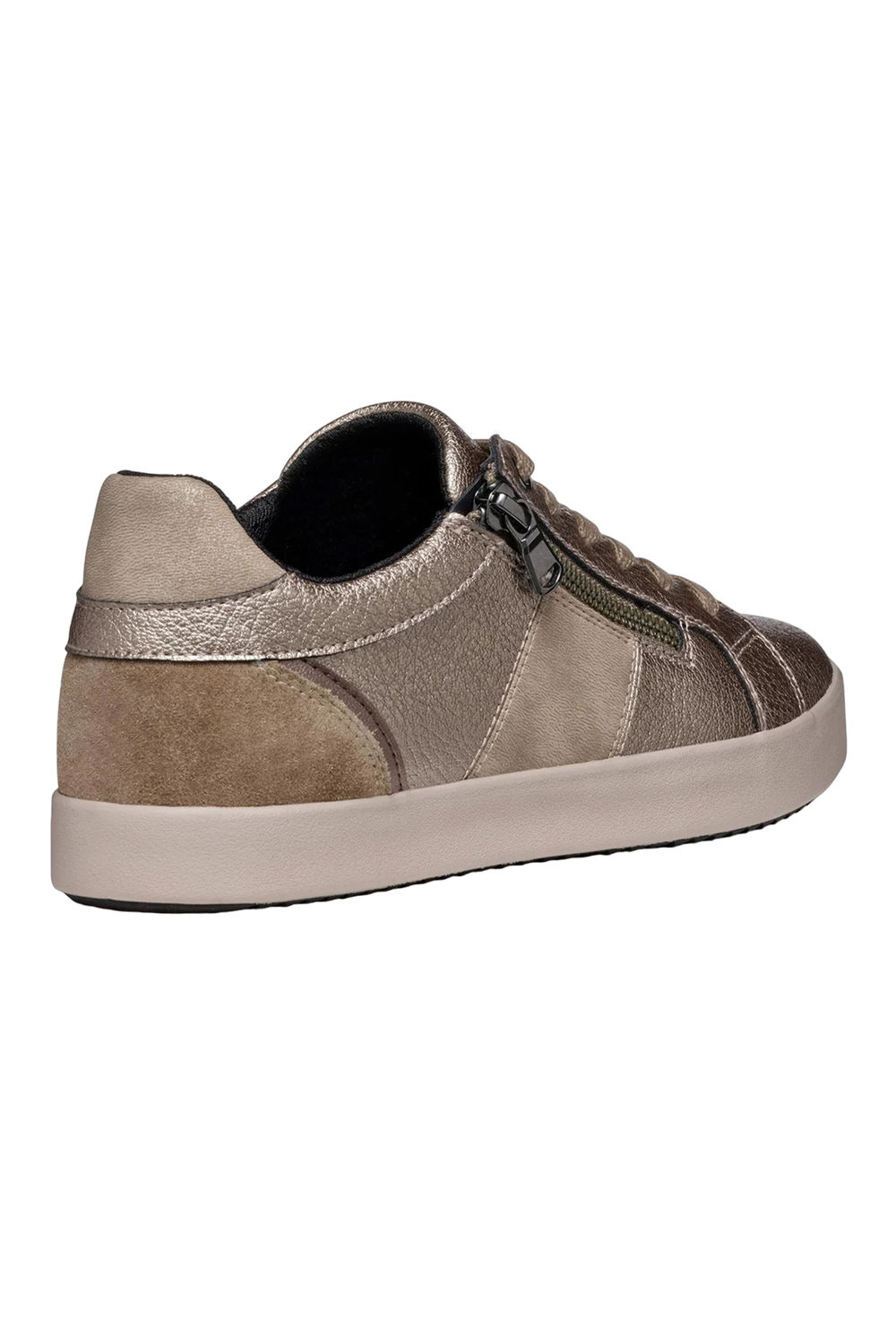 Taupe Blomiee Suede Trainers, Image 2 of 5