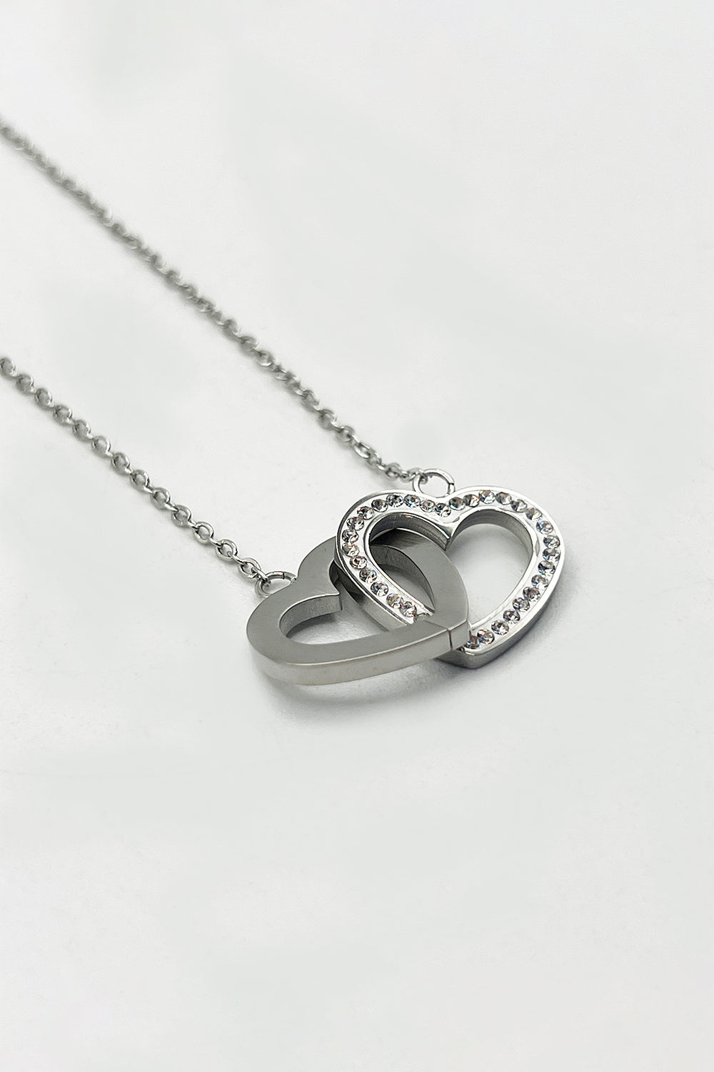Silver Heart Necklace with Gift Box, Image 1 of 6