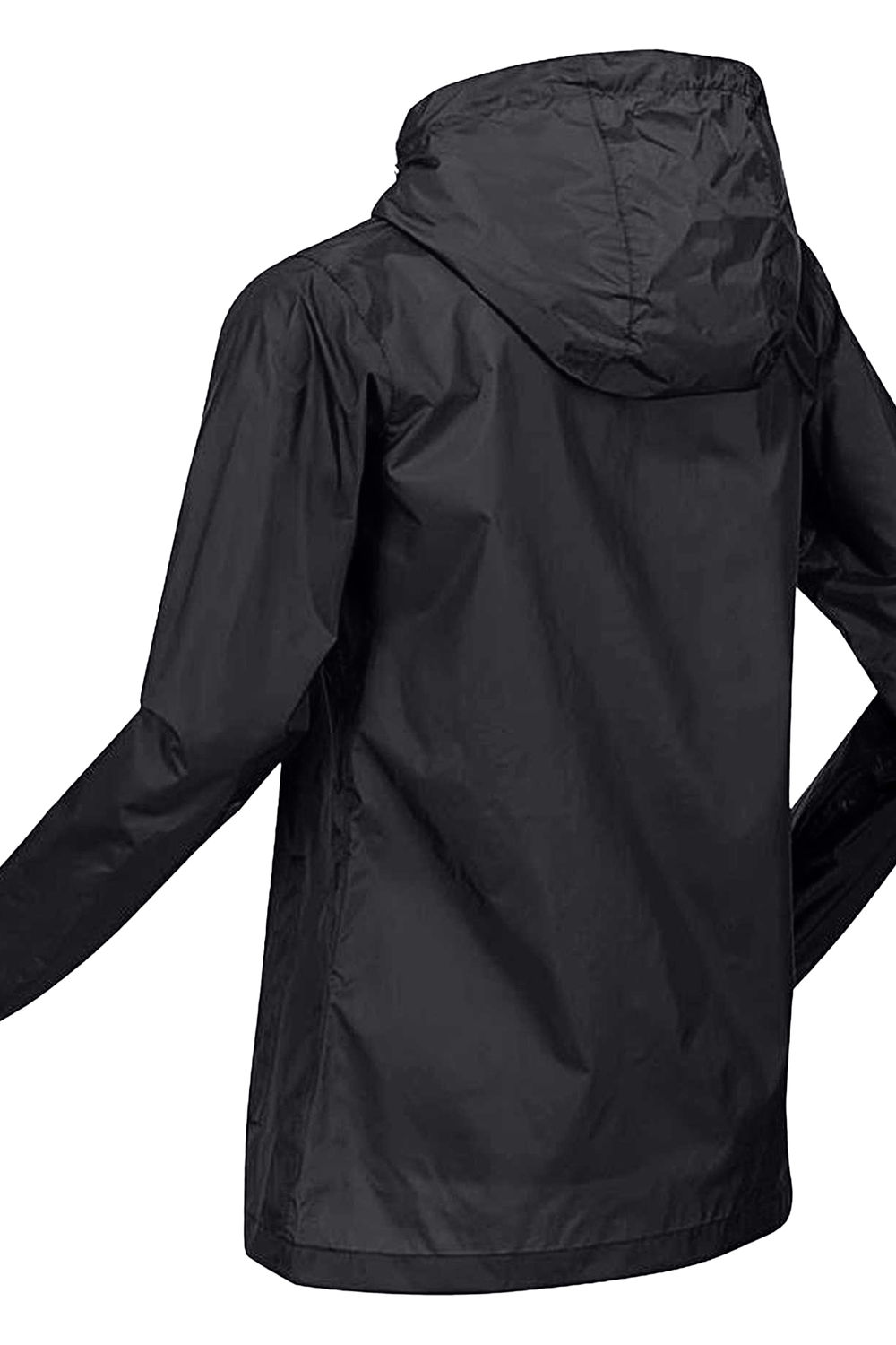 Black Regatta Black Pack It III Waterproof Jacket, Image 4 of 5