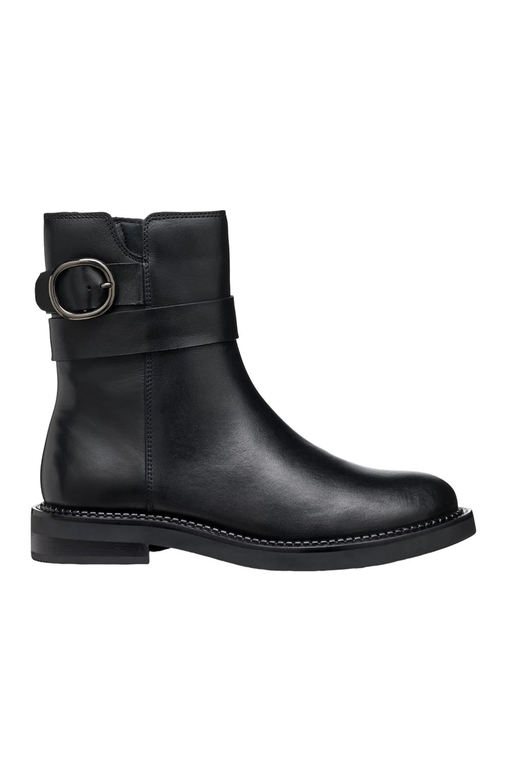 Black Serilda Patent Leather Ankle Boots, Image 3 of 6