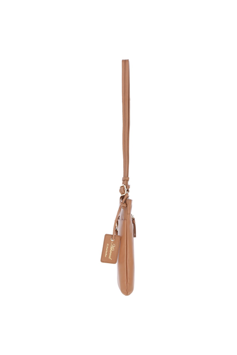 Camel 'Bella' Real Leather Crossbody Bag, Image 4 of 4