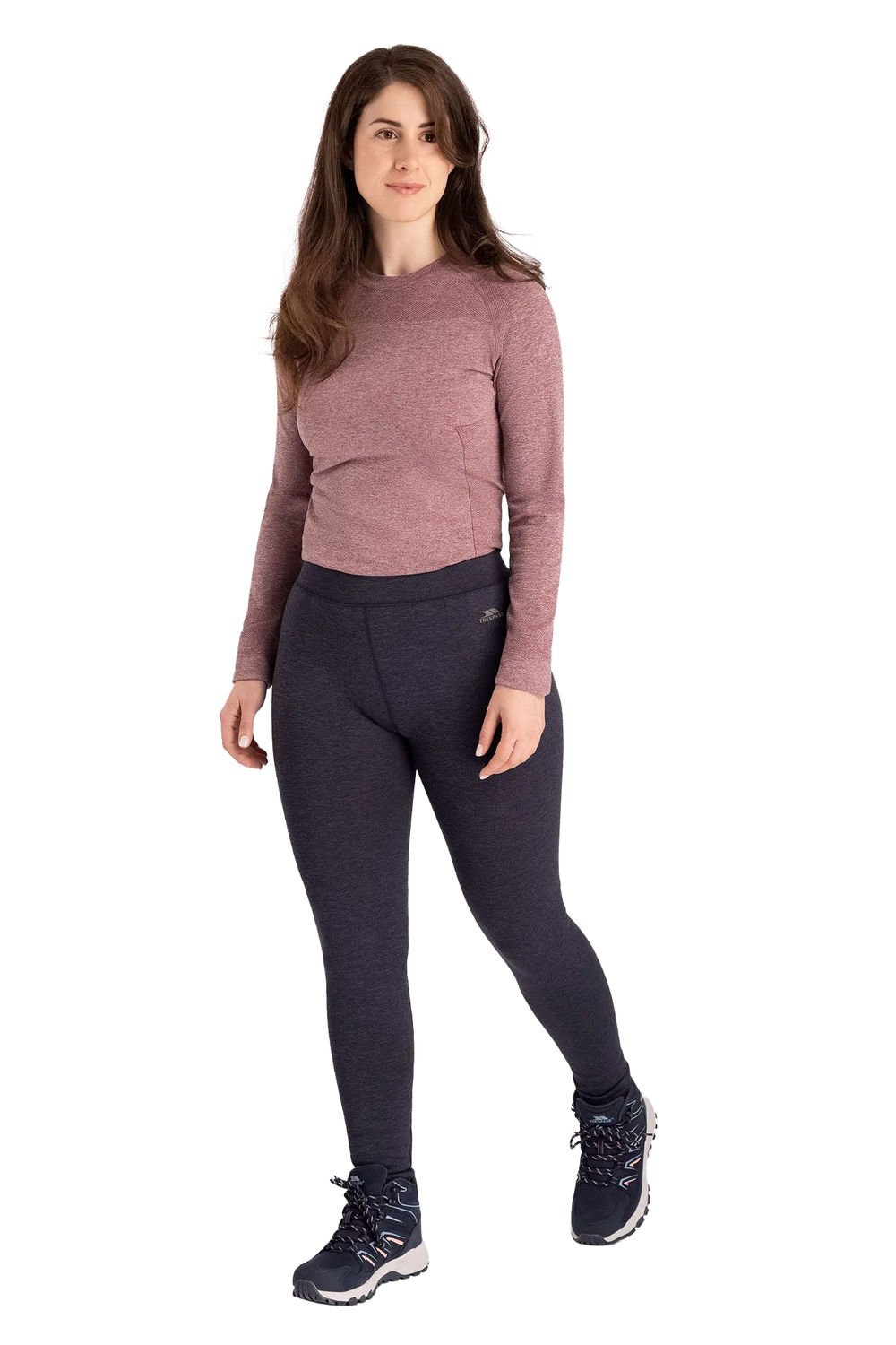 Navy Fuzzy Sherpa Leggings, Image 5 of 5