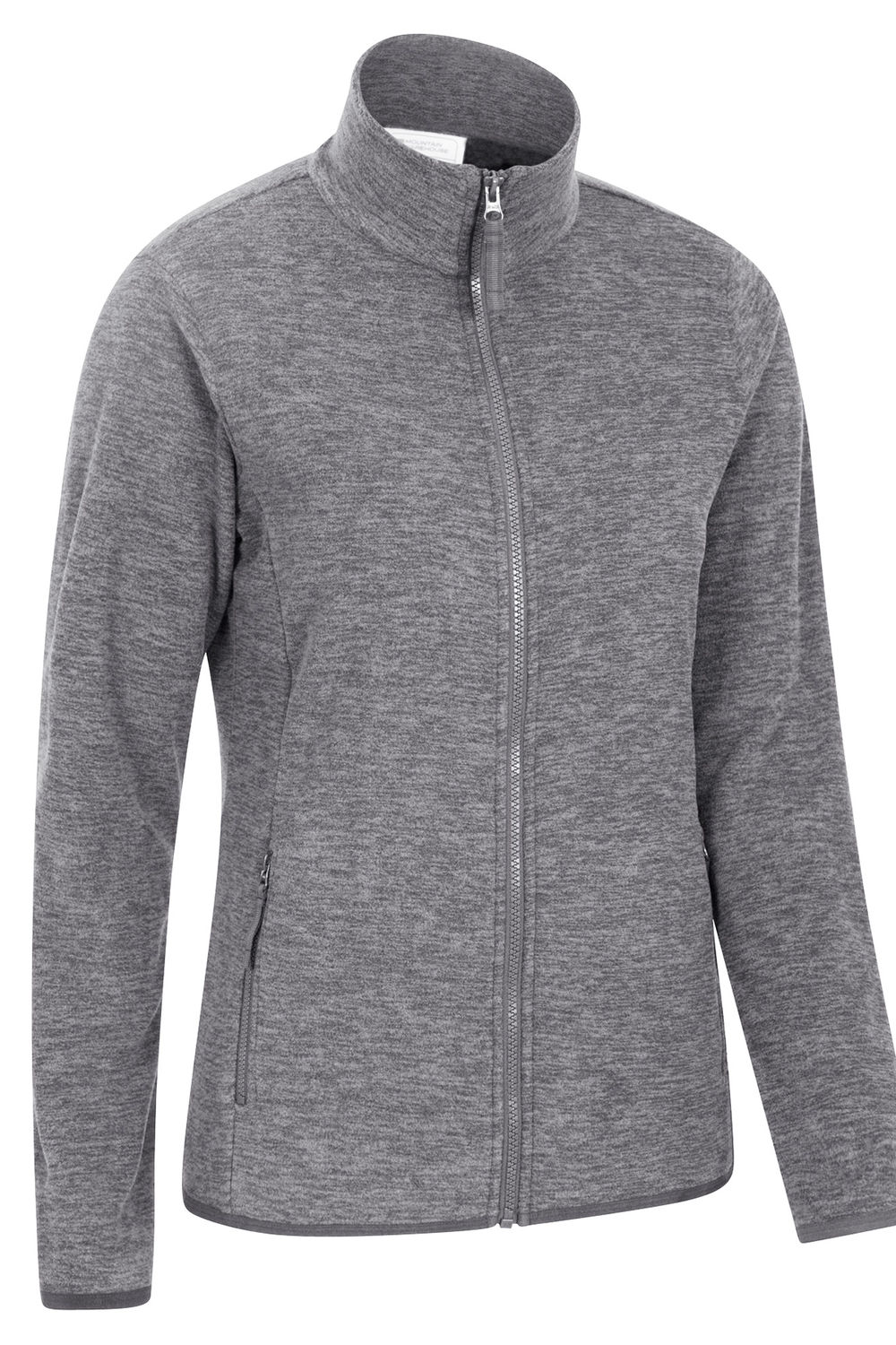 Charcoal Snowdon II Melange Full Zip Fleece Jacket, Image 4 of 4