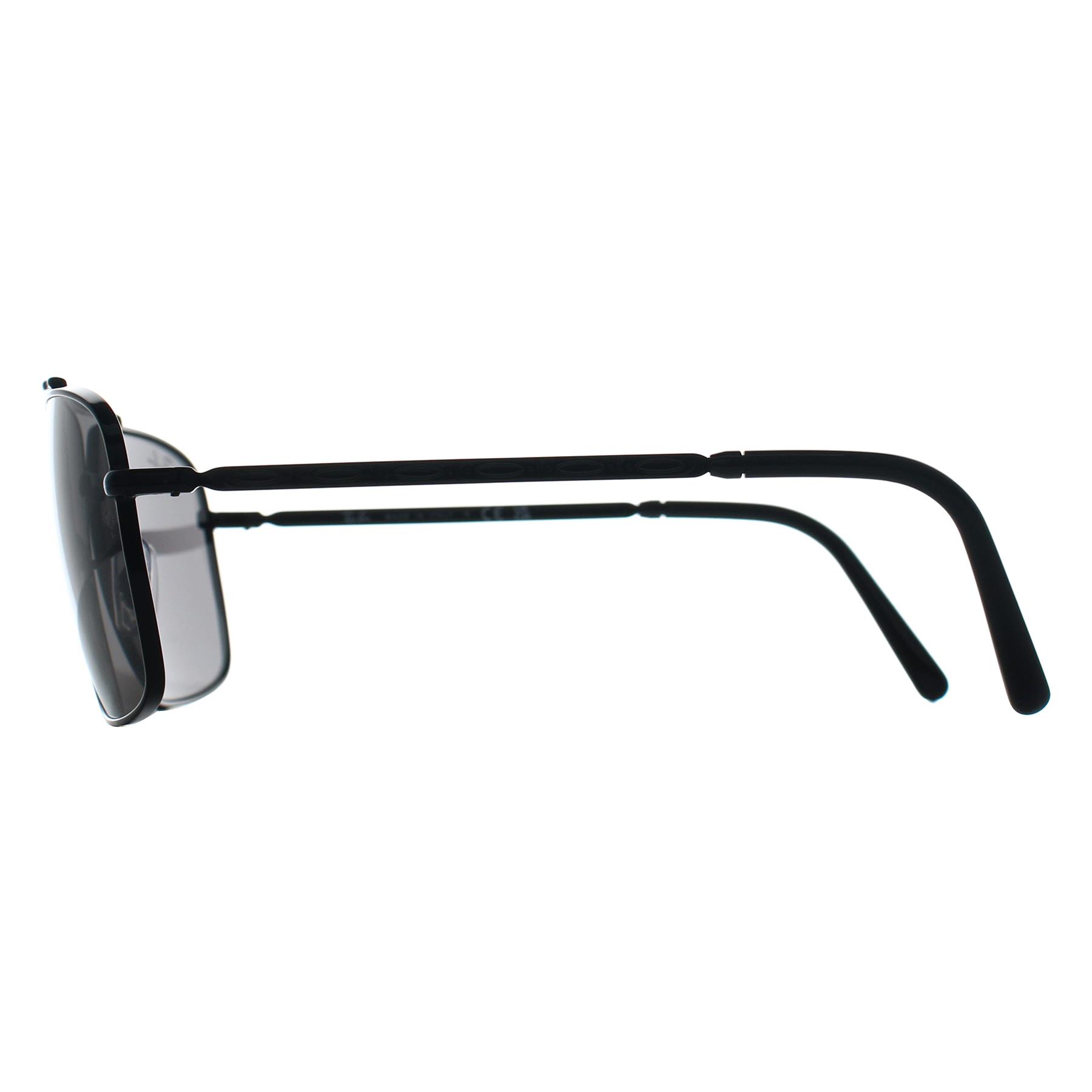Black Ray-Ban Black Rectangle Polished Black Dark Grey RB3796, Image 3 of 3