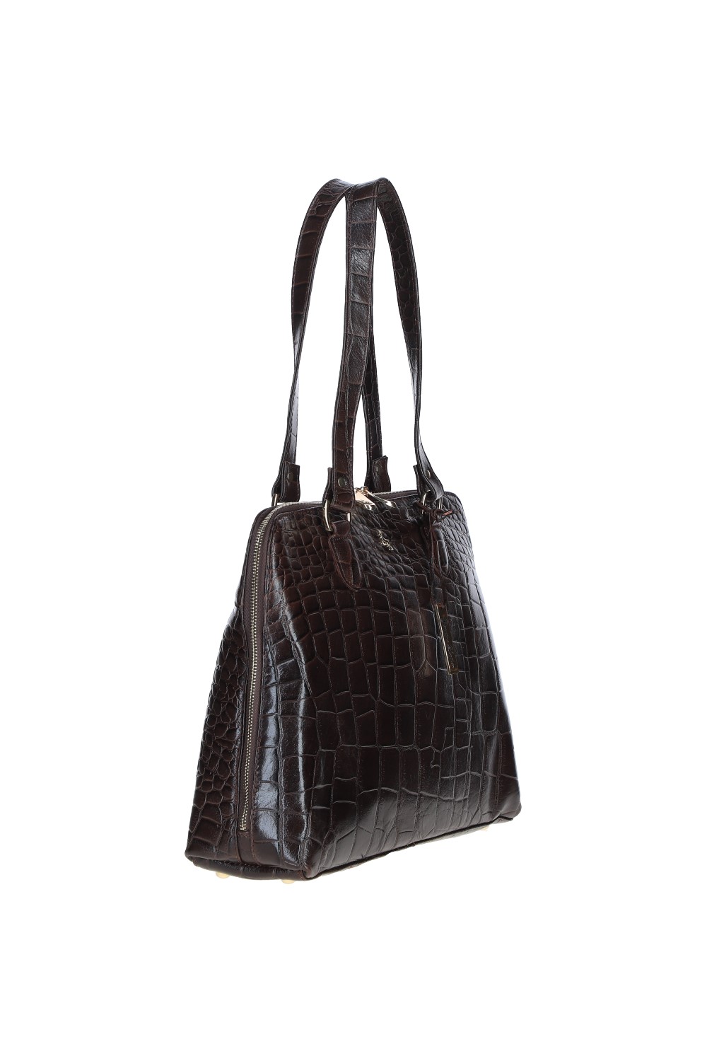 Brown 'Riviera Chic' Real Leather Bag, Image 2 of 4
