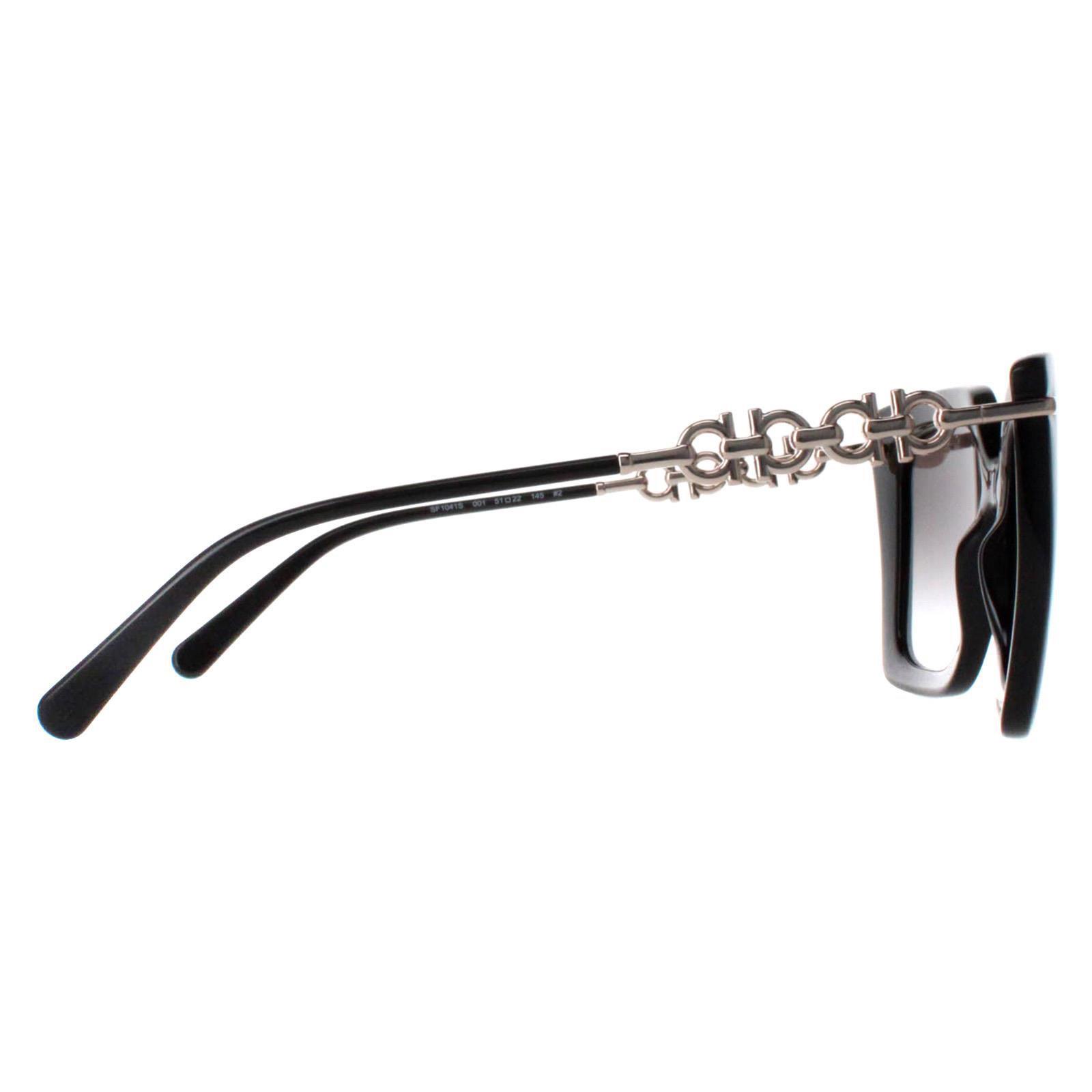 Black Salvatore Ferragamo Black Square Black Smoke Gradient SF1041S, Image 4 of 4