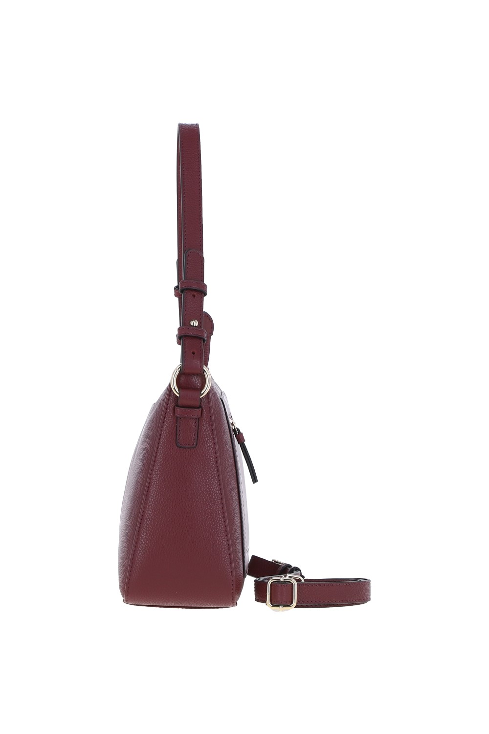 Wine Real Leather Shoulder Bag, Image 5 of 5