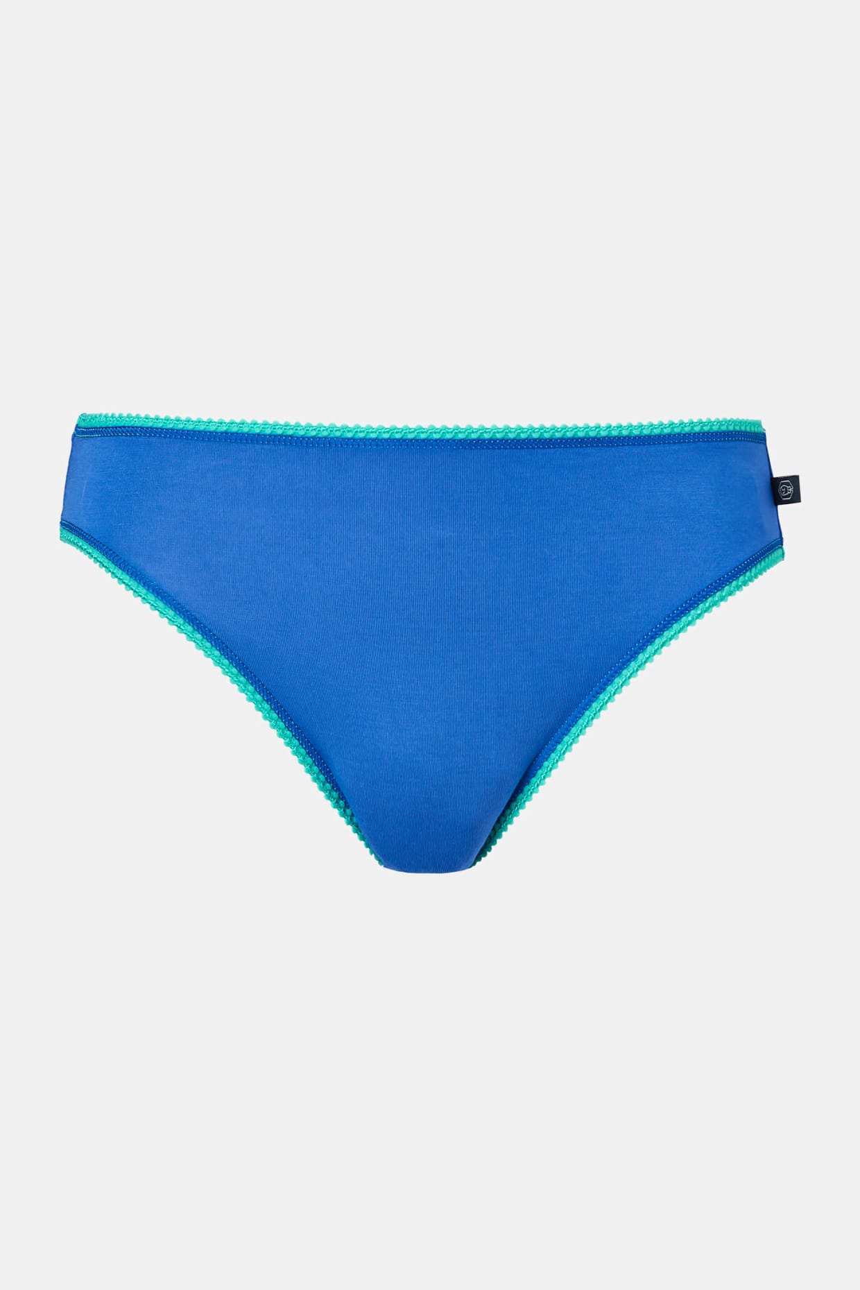 Multi Pack of Four "Seagreen" Bamboo High Leg Knickers, Image 4 of 7