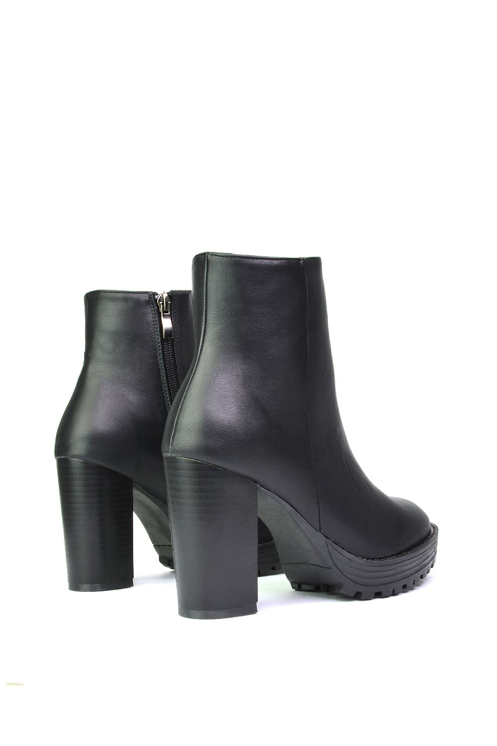 Black 'Cole' Ankle Boots With Platform Heel, Image 5 of 5
