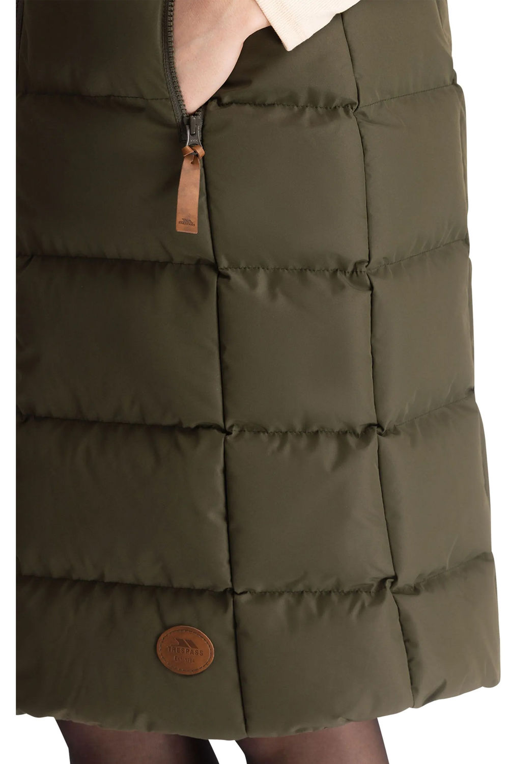 Dark Green Audrey Gilet, Image 3 of 4