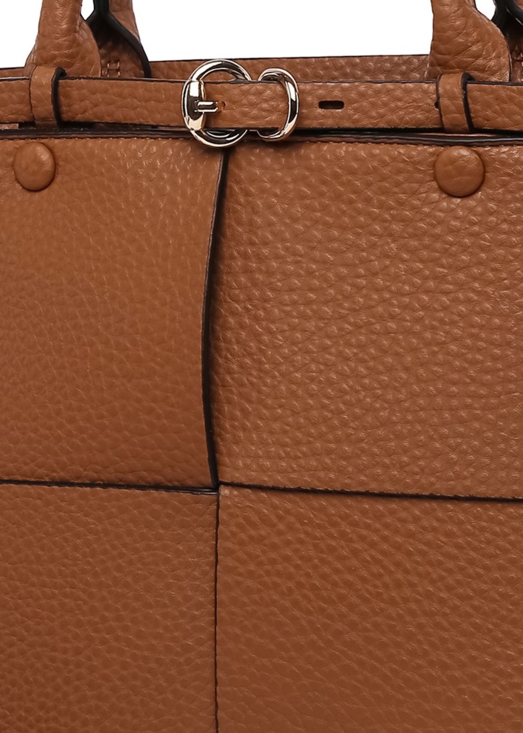 Tan Raffaella Tan Buckle Shoulder Bag, Image 2 of 2