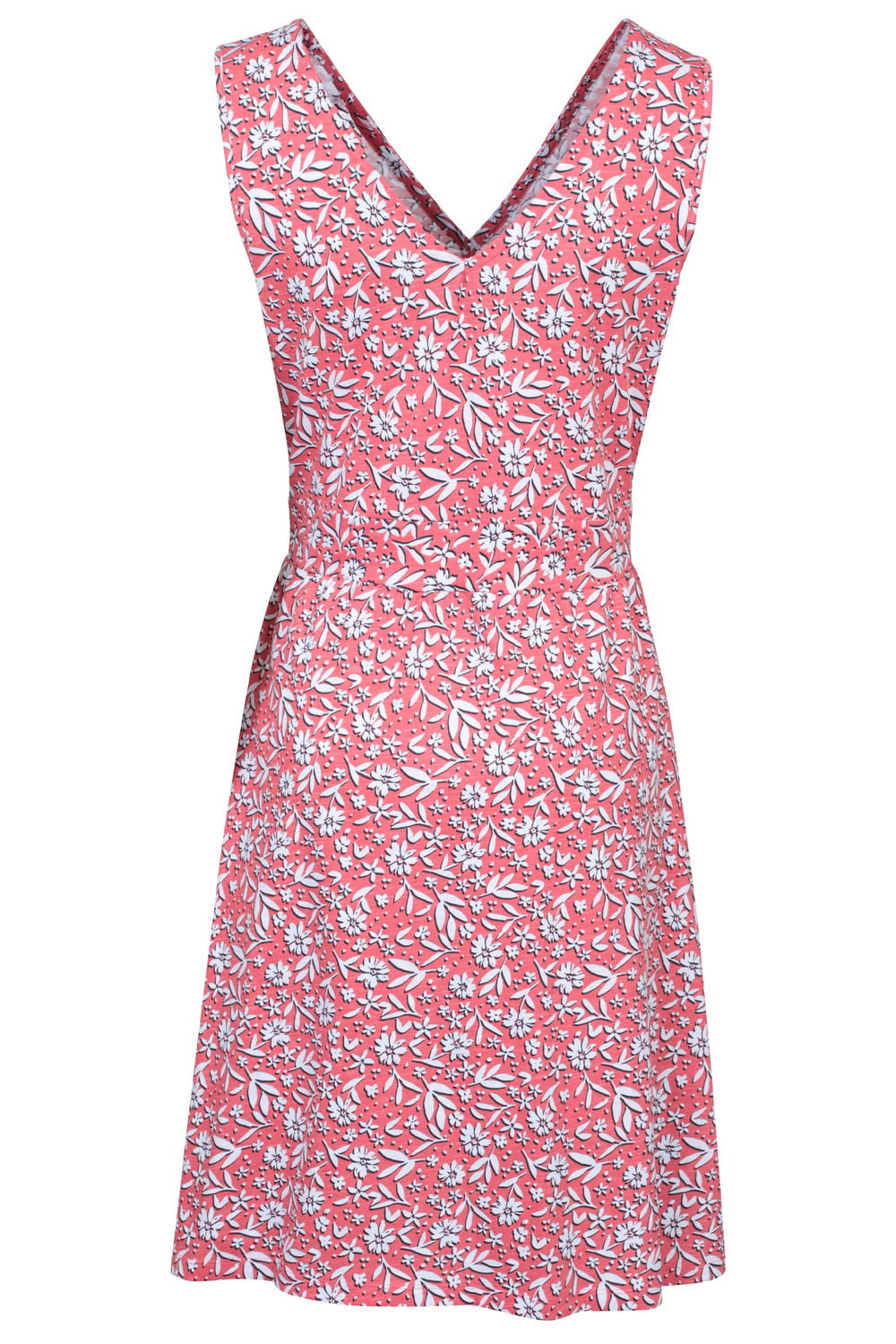 Red Newquay Blossom Sleeveless Midi Dress, Image 2 of 3