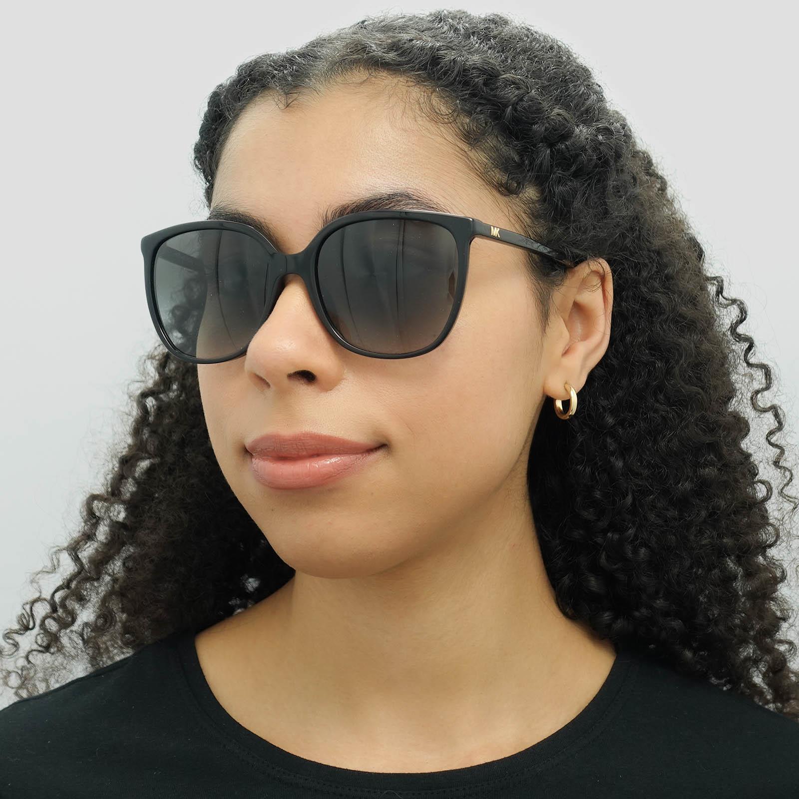 Square Black Dark Grey Gradient Sunglasses, Image 8 of 8