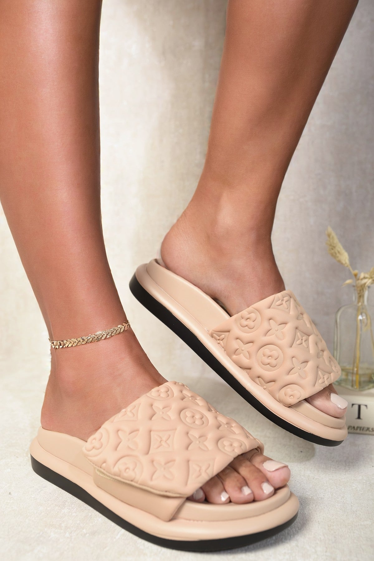 Neutral iKrush Neutral Josie Flatform Sandals, Image 8 of 8