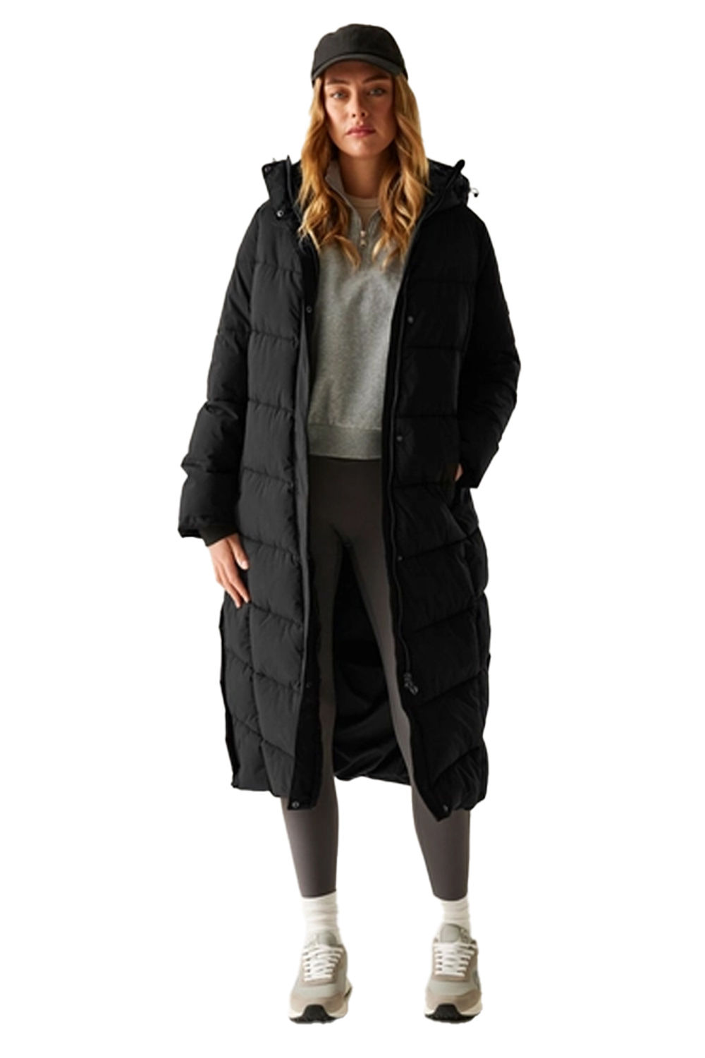 Black Eloria Padded Jacket, Image 4 of 6